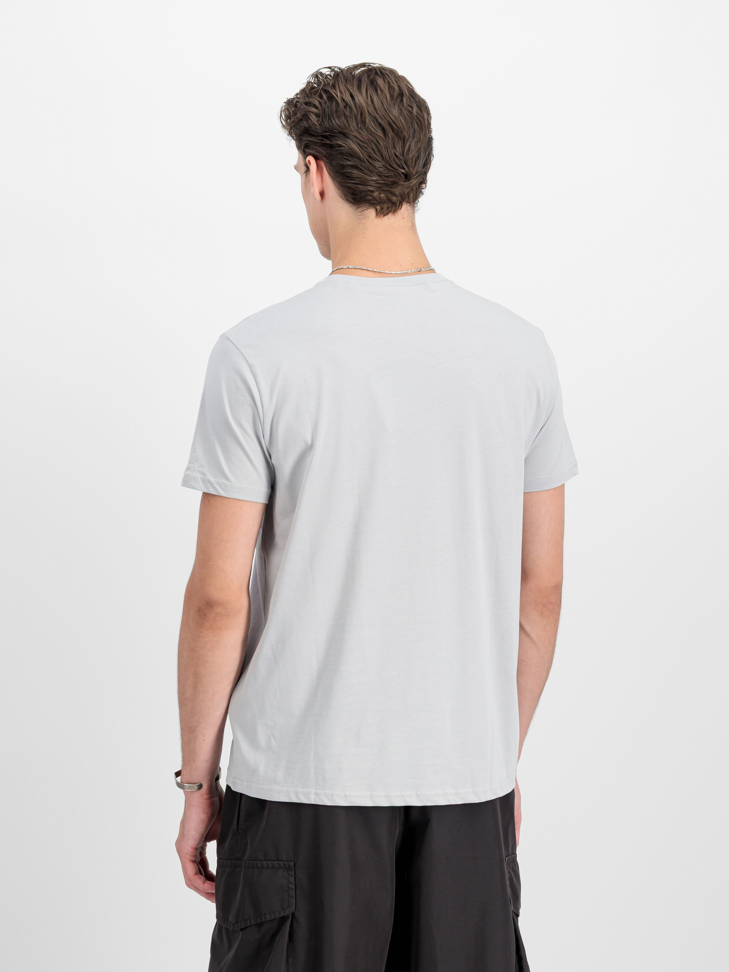Alpha Label T-Shirt pastel grey 118502_666_2_model_00003_189161