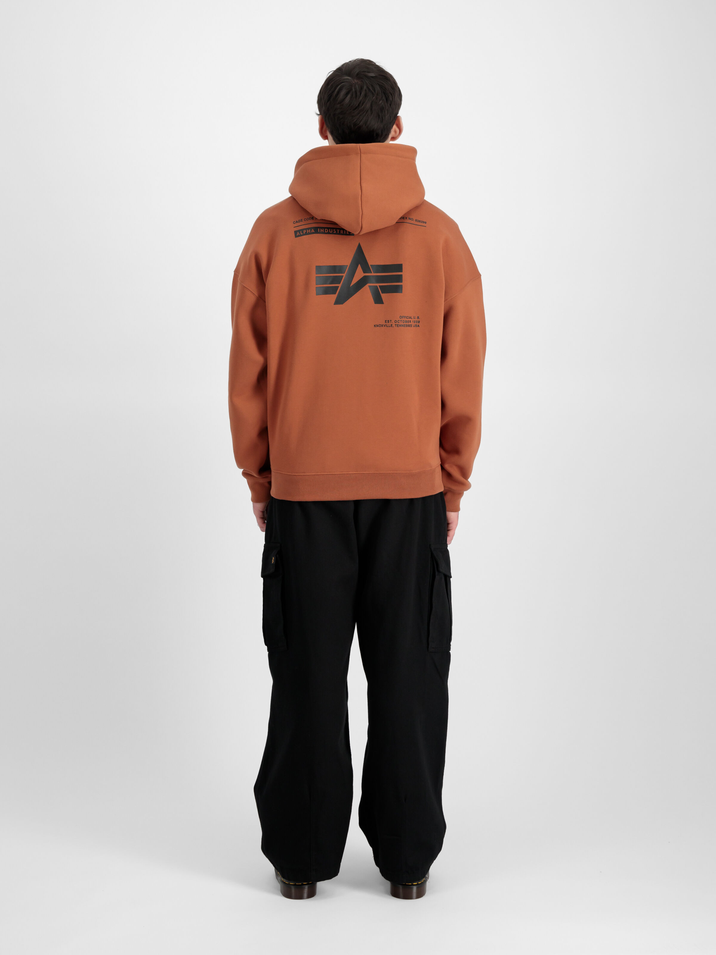 Logo Backprint Hoodie hazel brown 146336_709_2_model_00002_126271