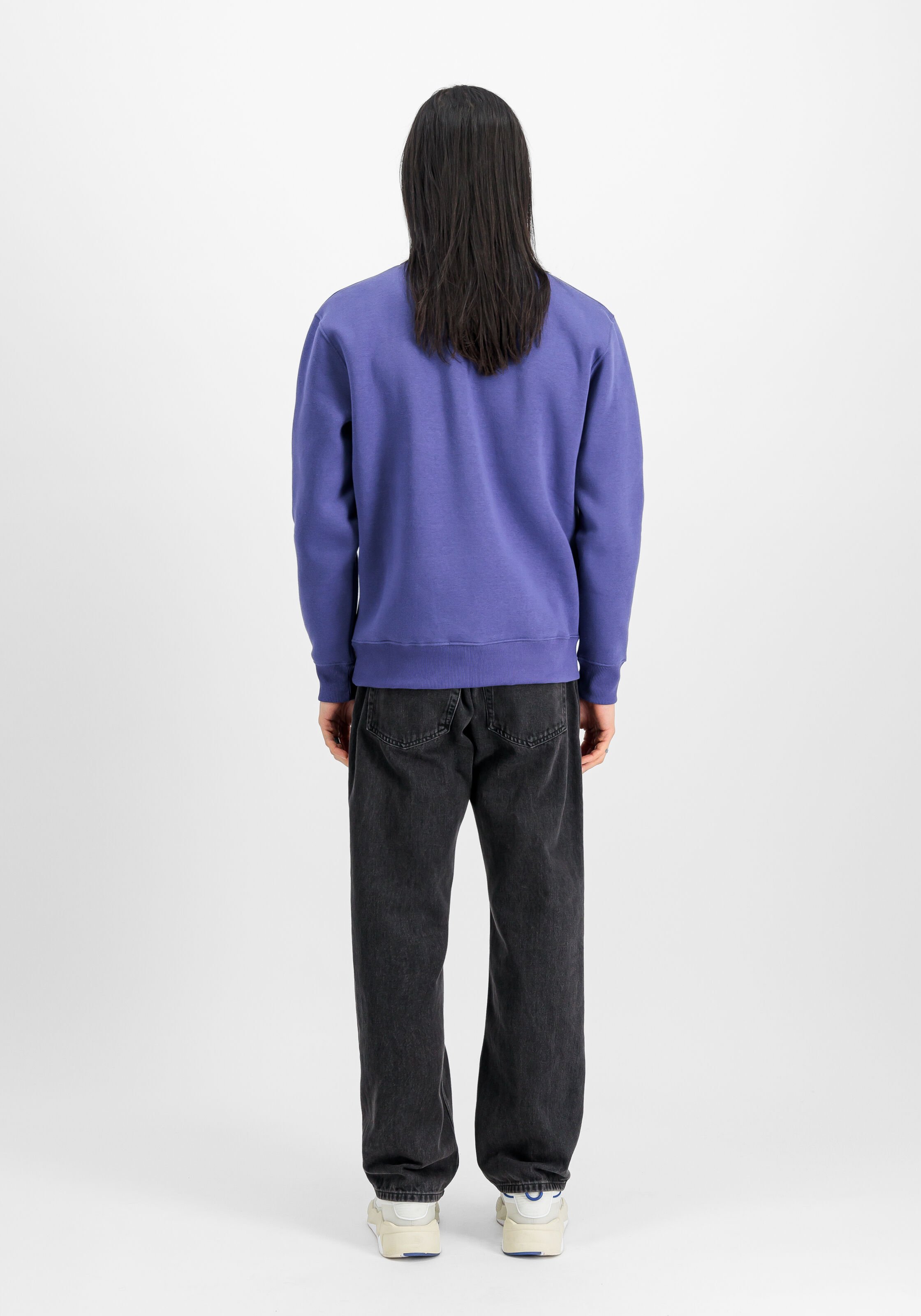 Basic Big Logo Sweatshirt night purple 178302_735_2_model_00002_146405