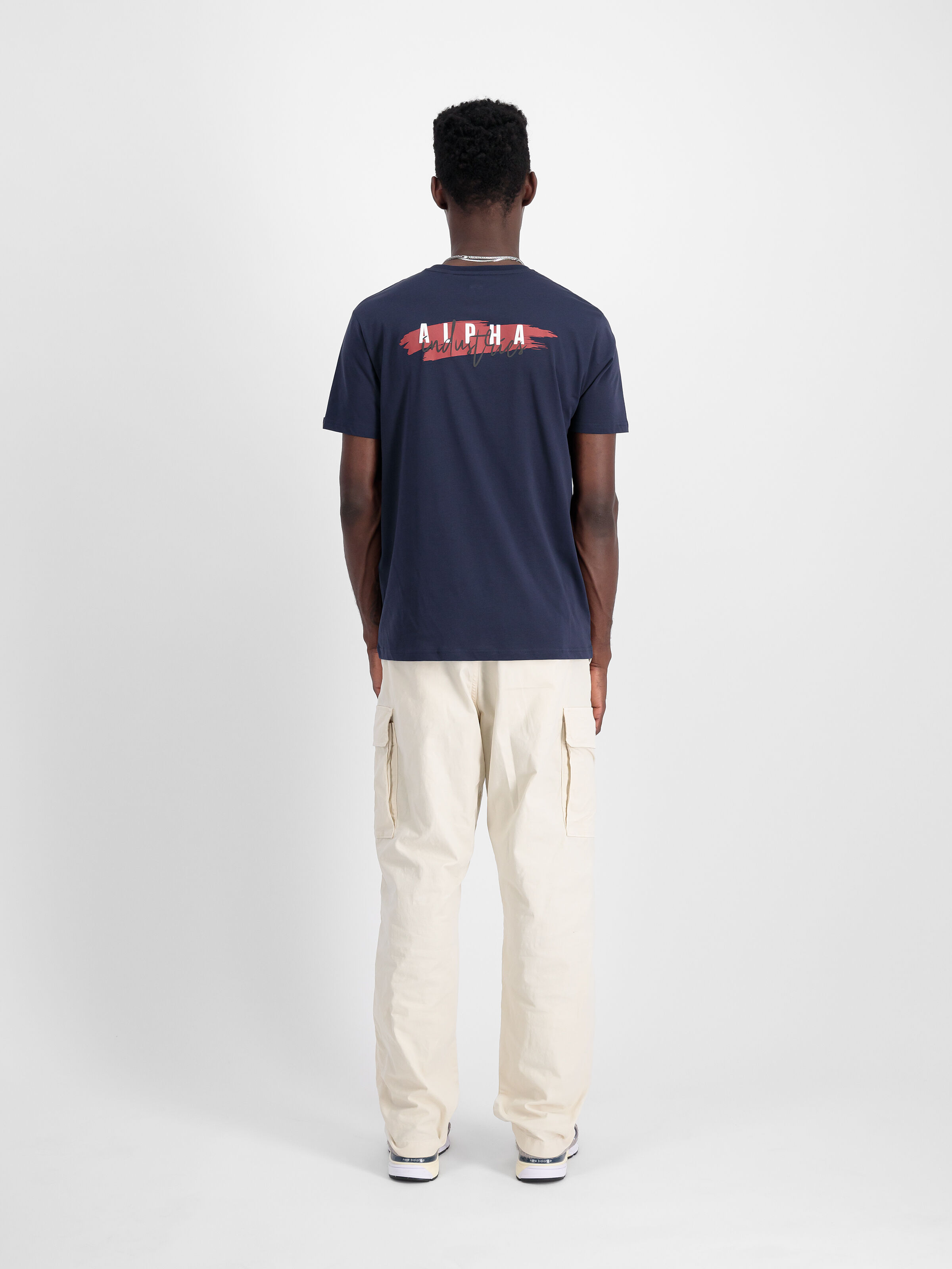 Signature Puff Print Backprint T-Shirt rep.blue 148523_07_2_model_00002_98002