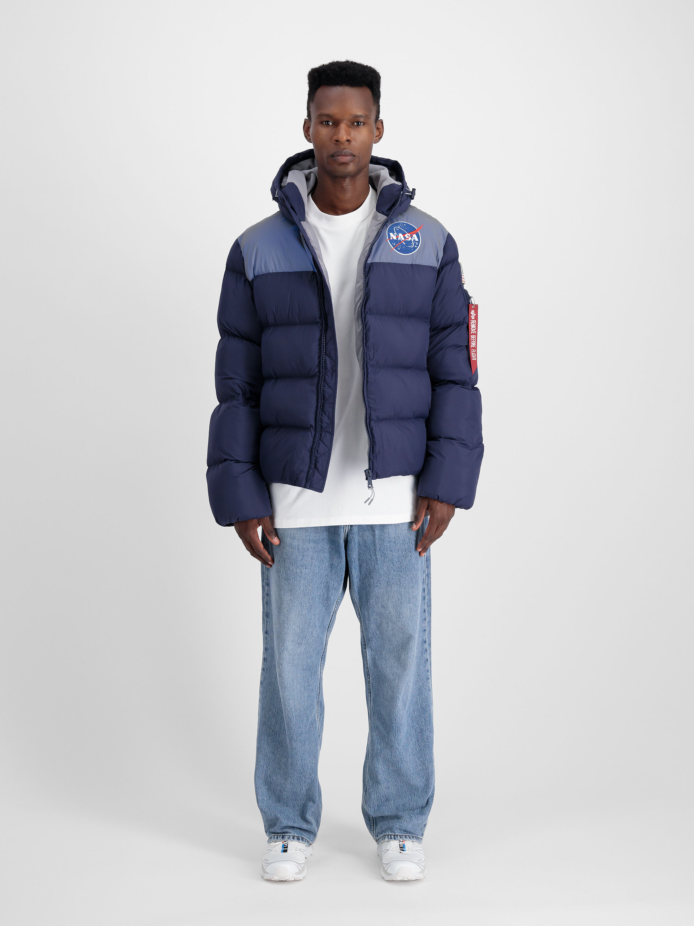 NASA Holographic Print Winter Jacket ultra navy 148135_697_2_model_00001_128520