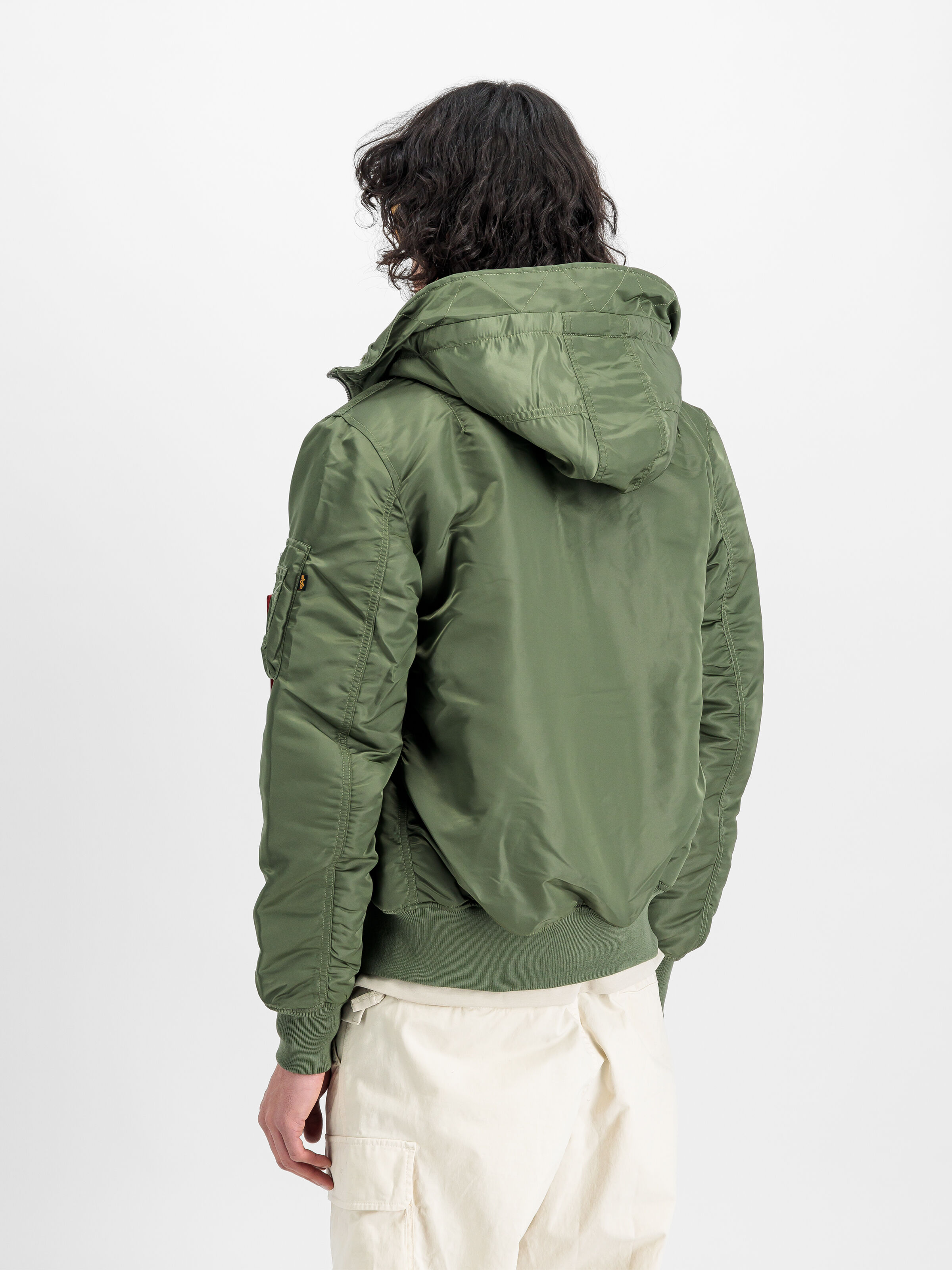 MA-1 Hooded Bomber Jacket sage-green 158104_01_2_model_00004_128835