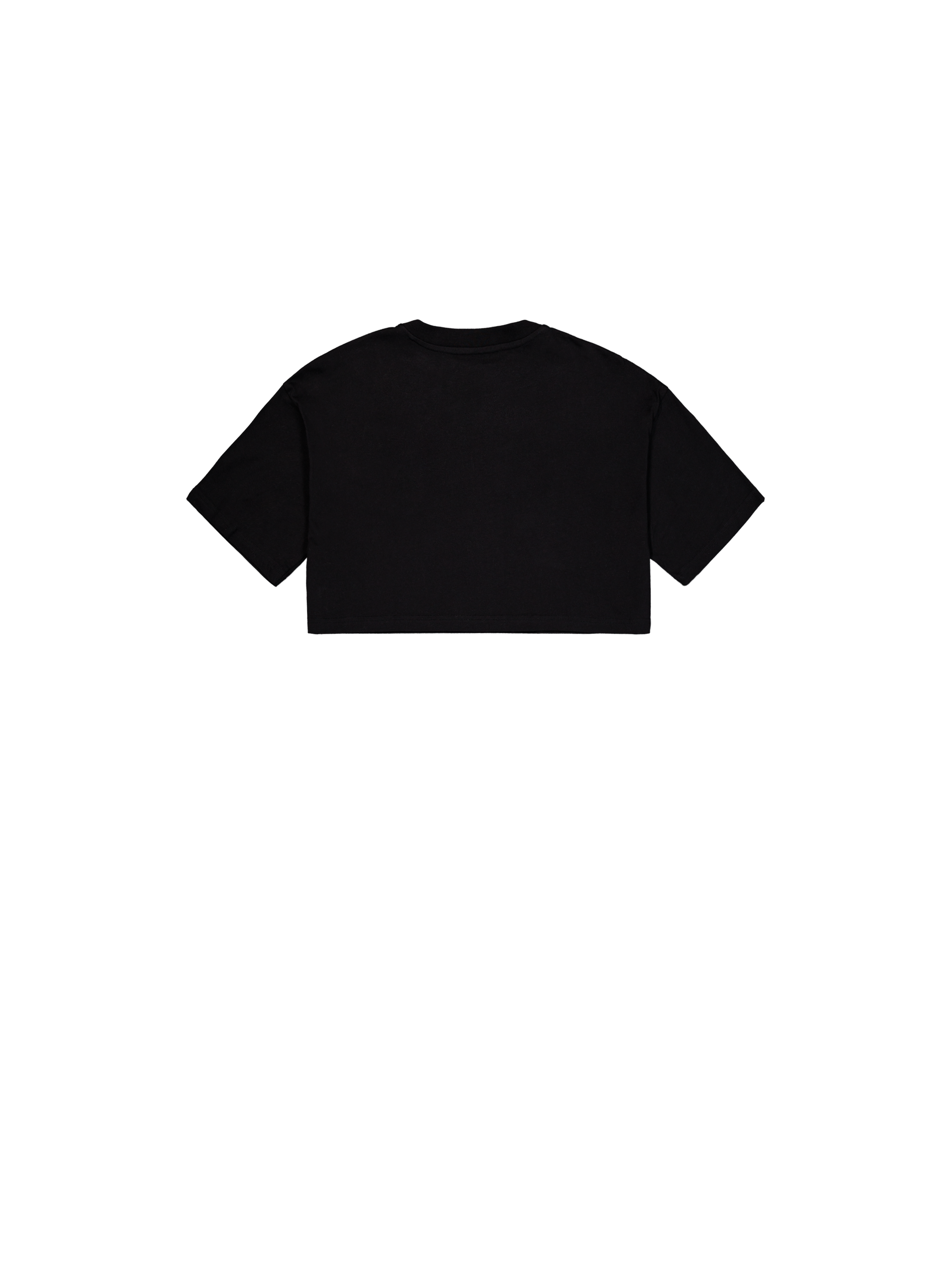 Basic Small Logo Cropped PP T-Shirt Women black 258062_03_1_flatlay_00002_165366