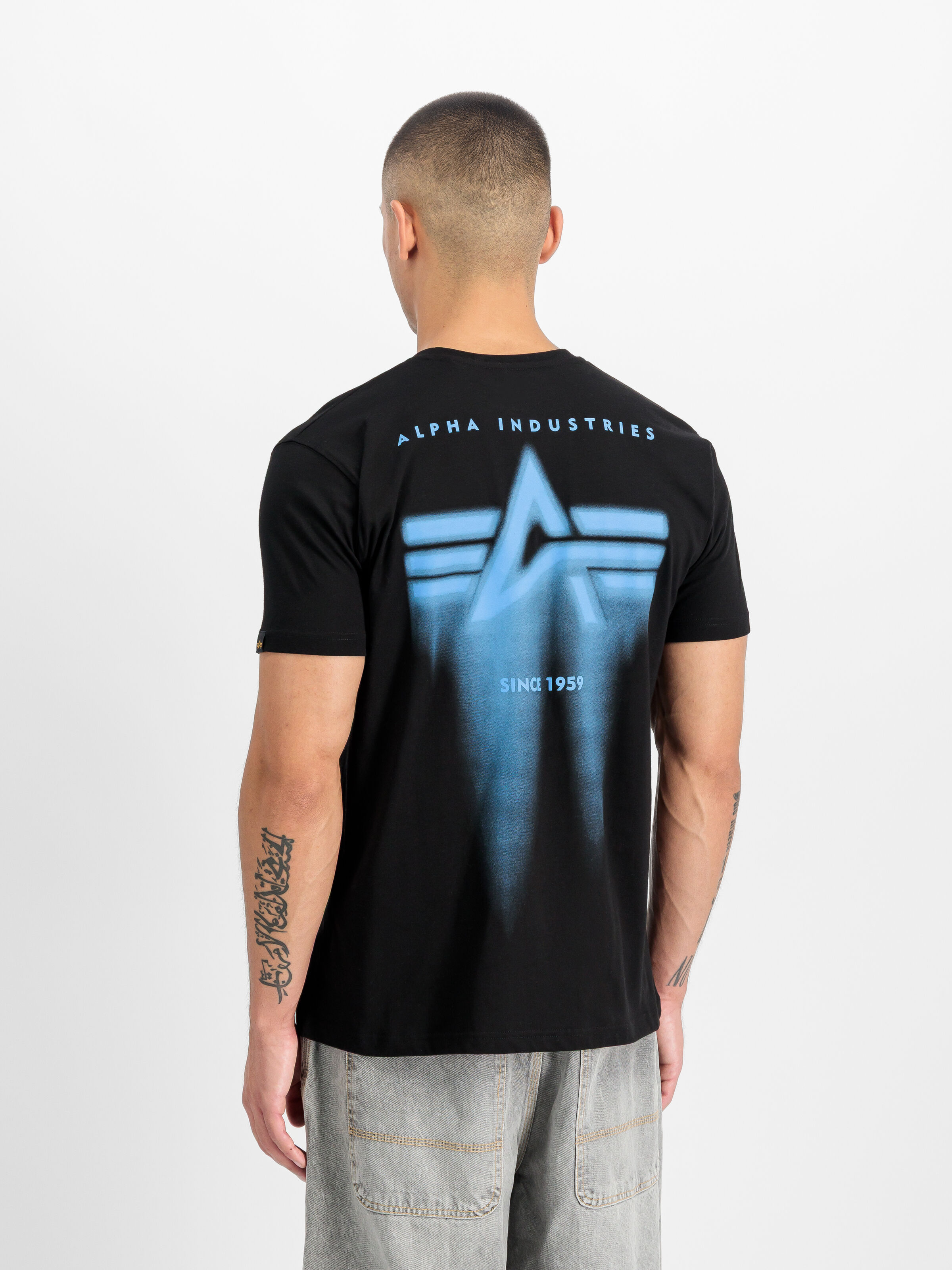 Spray Print T-Shirt black 266526_03_2_model_00003_214123