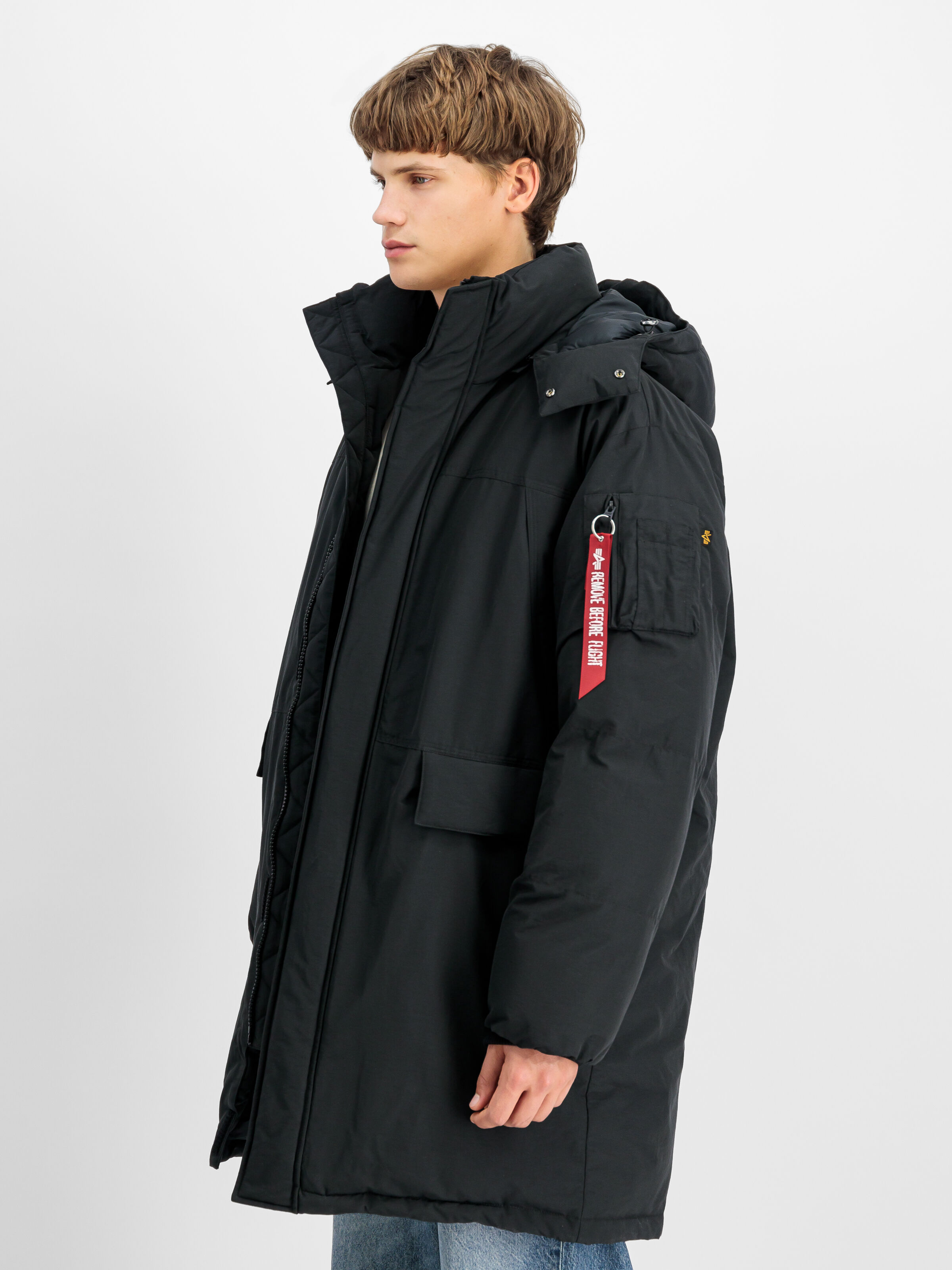 Puffer Parka Winter Jacket black 148124_03_2_model_00003_107470