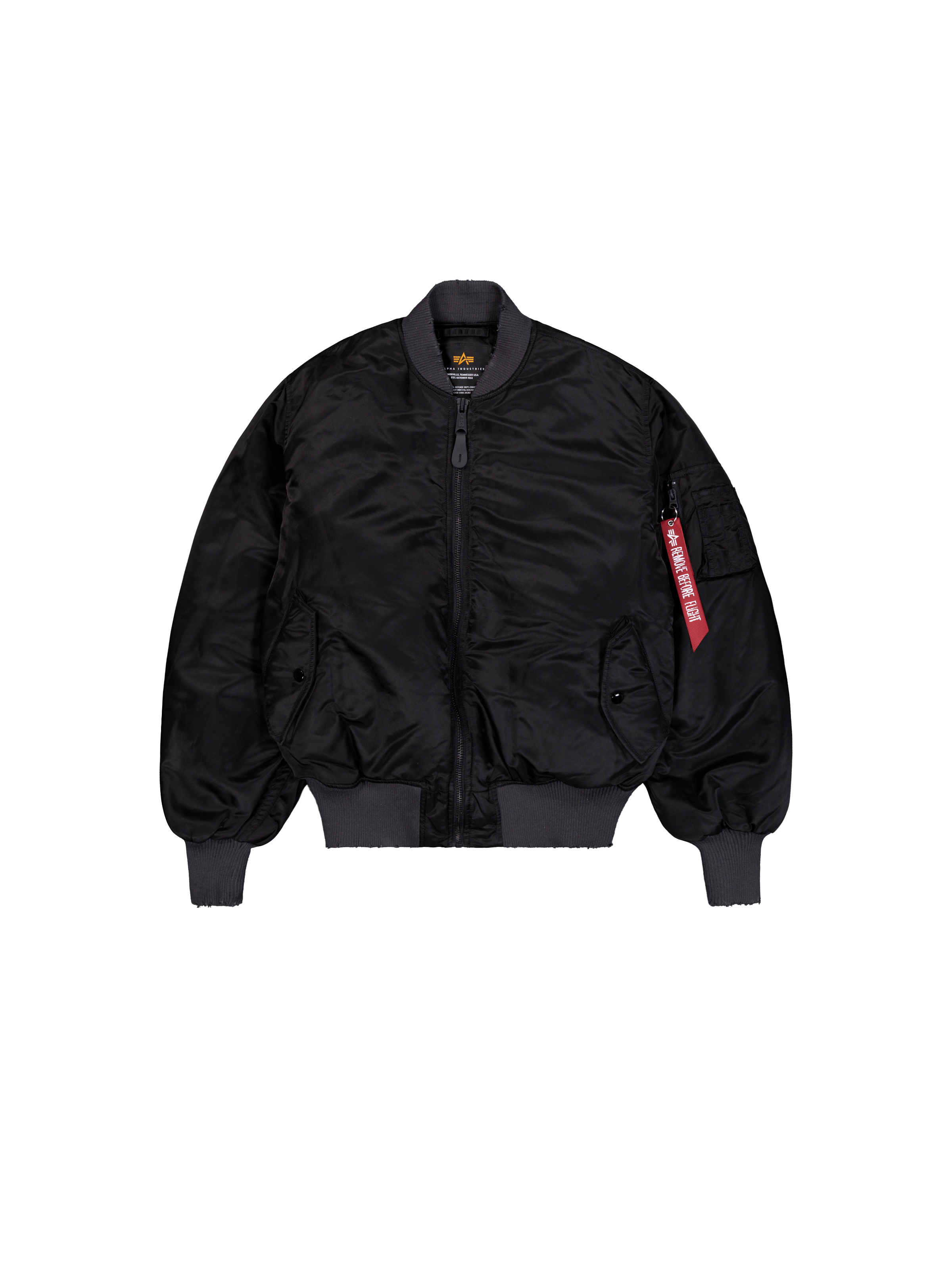 MA-1 Distressed Bomber Jacket black 258128_03_1_flatlay_00001_163838.png