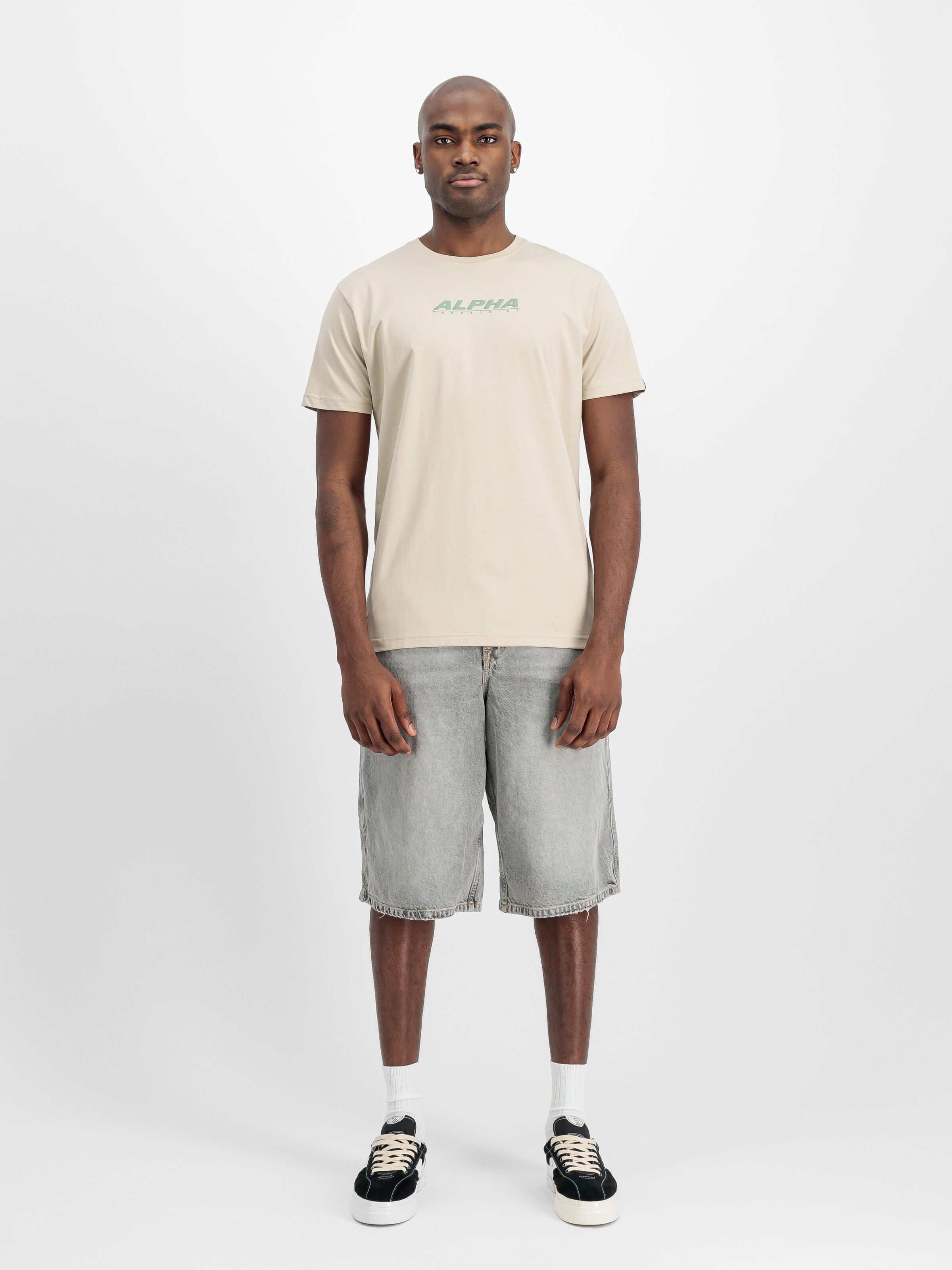 Alpha Backprint Puff T-Shirt organic beige 258526_627_2_model_00001_159697
