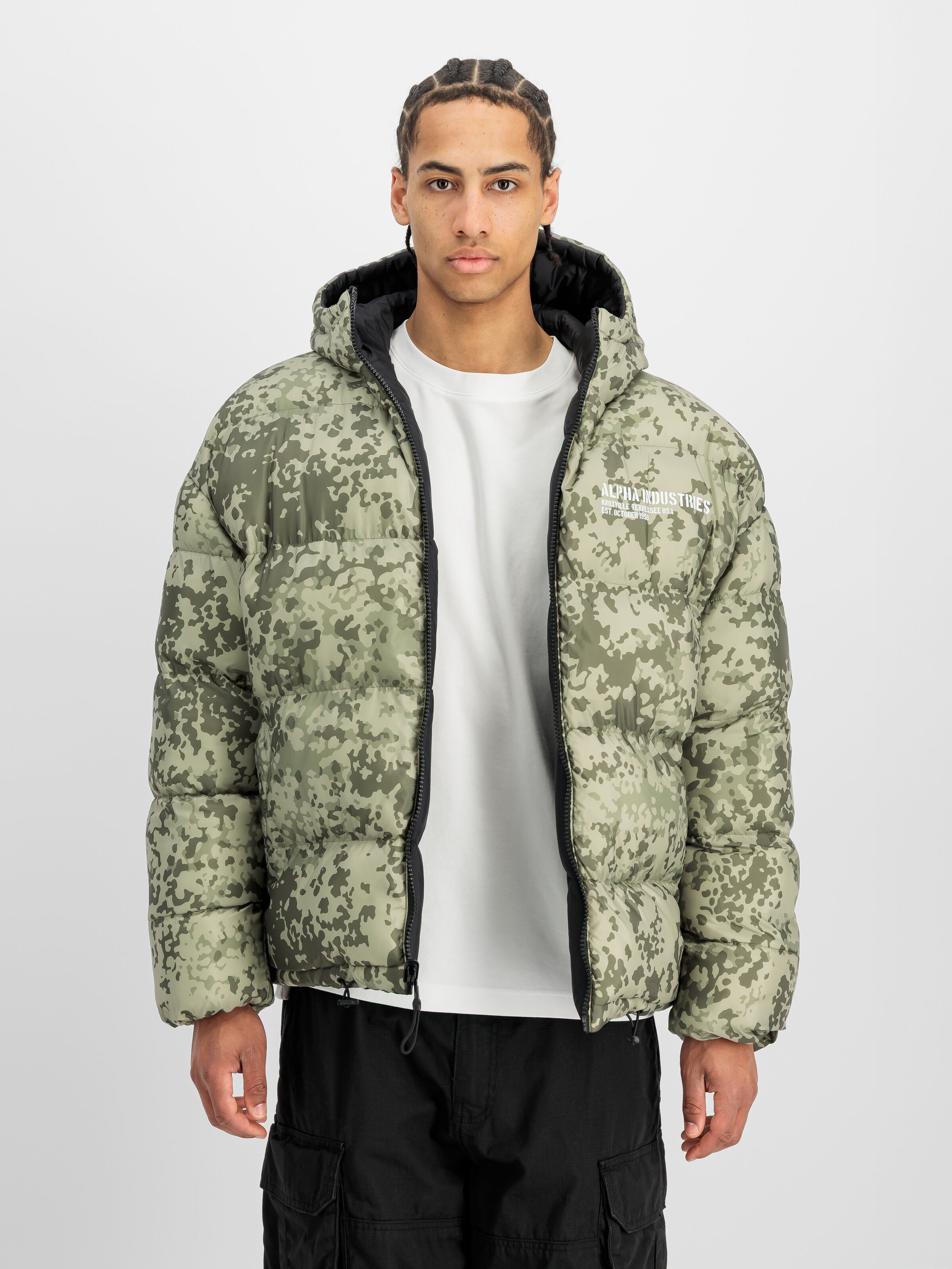 Reversible Puffer Unisex Winter Jacket black 268138_03_3_detail_00001_235966
