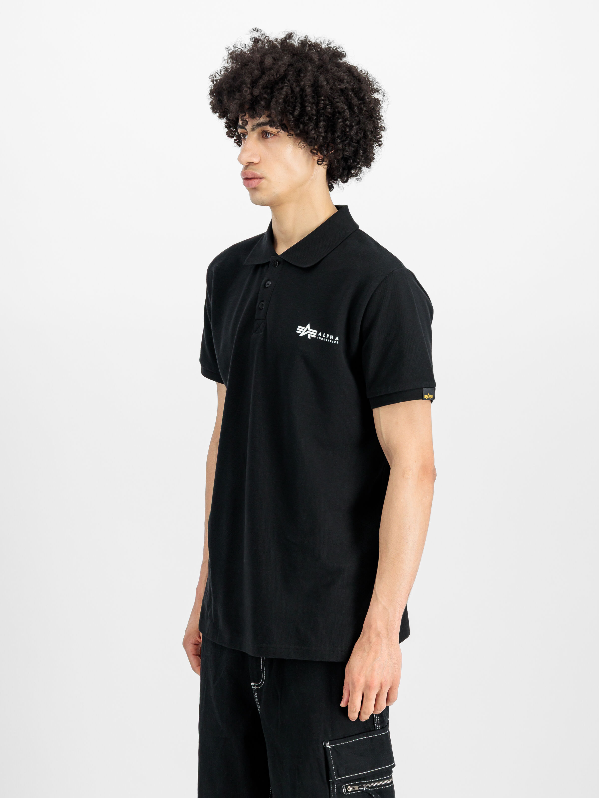 Basic Small Logo Polo black 106600_03_2_model_00002_156933