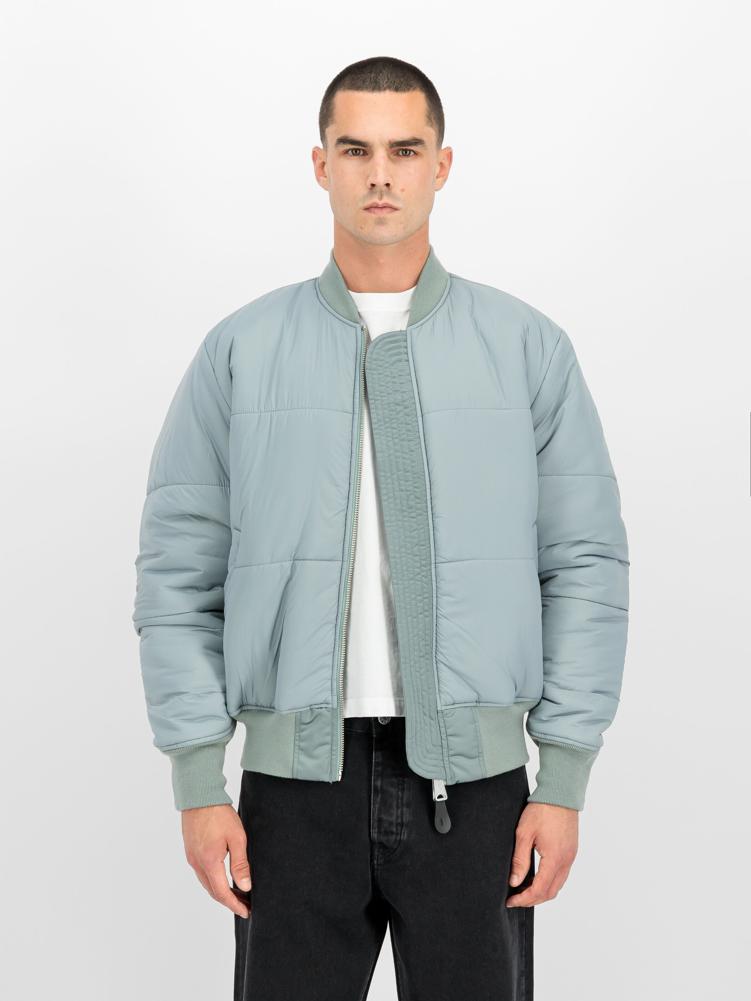 MA-1 Base Flight UV Bomber Jacket silverblue 756111_226_3_detail_00001_245202