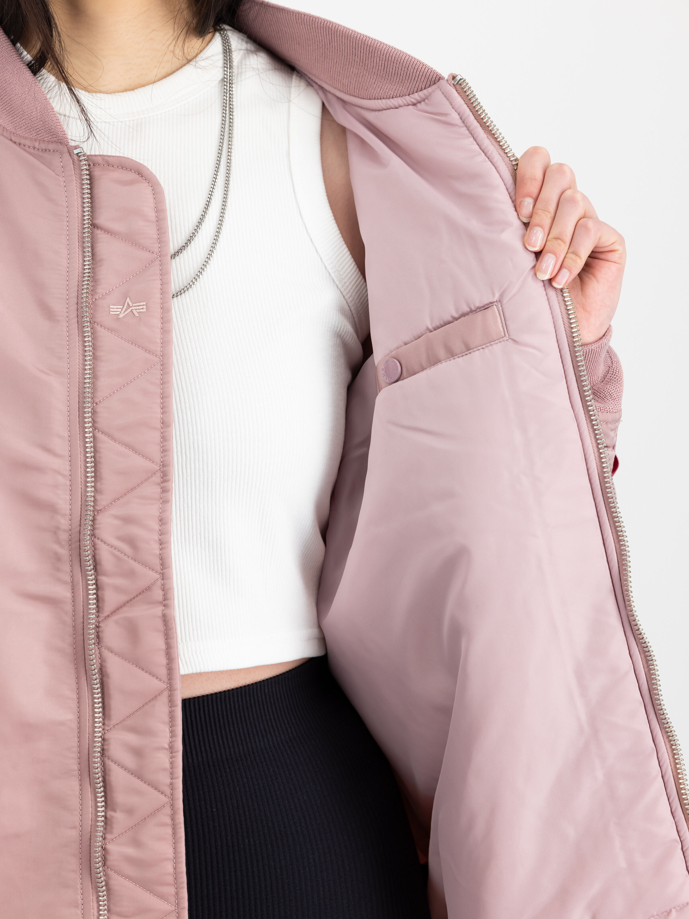 MA-1 Core Bomber Jacket Women silver pink 108010_397_3_detail_00002_122094