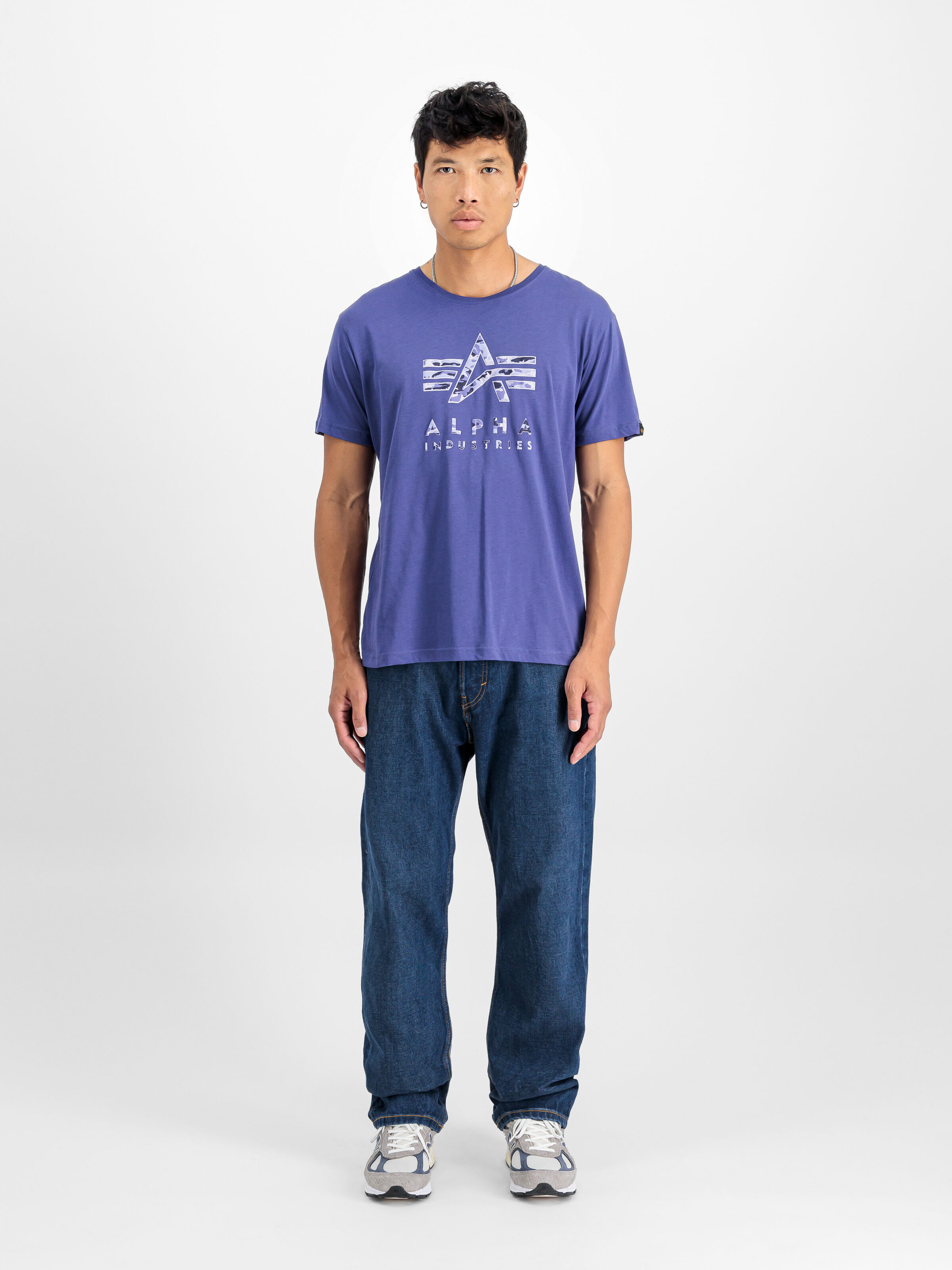 Camo Puff Print T-Shirt night purple 146506_735_2_model_00001_118378