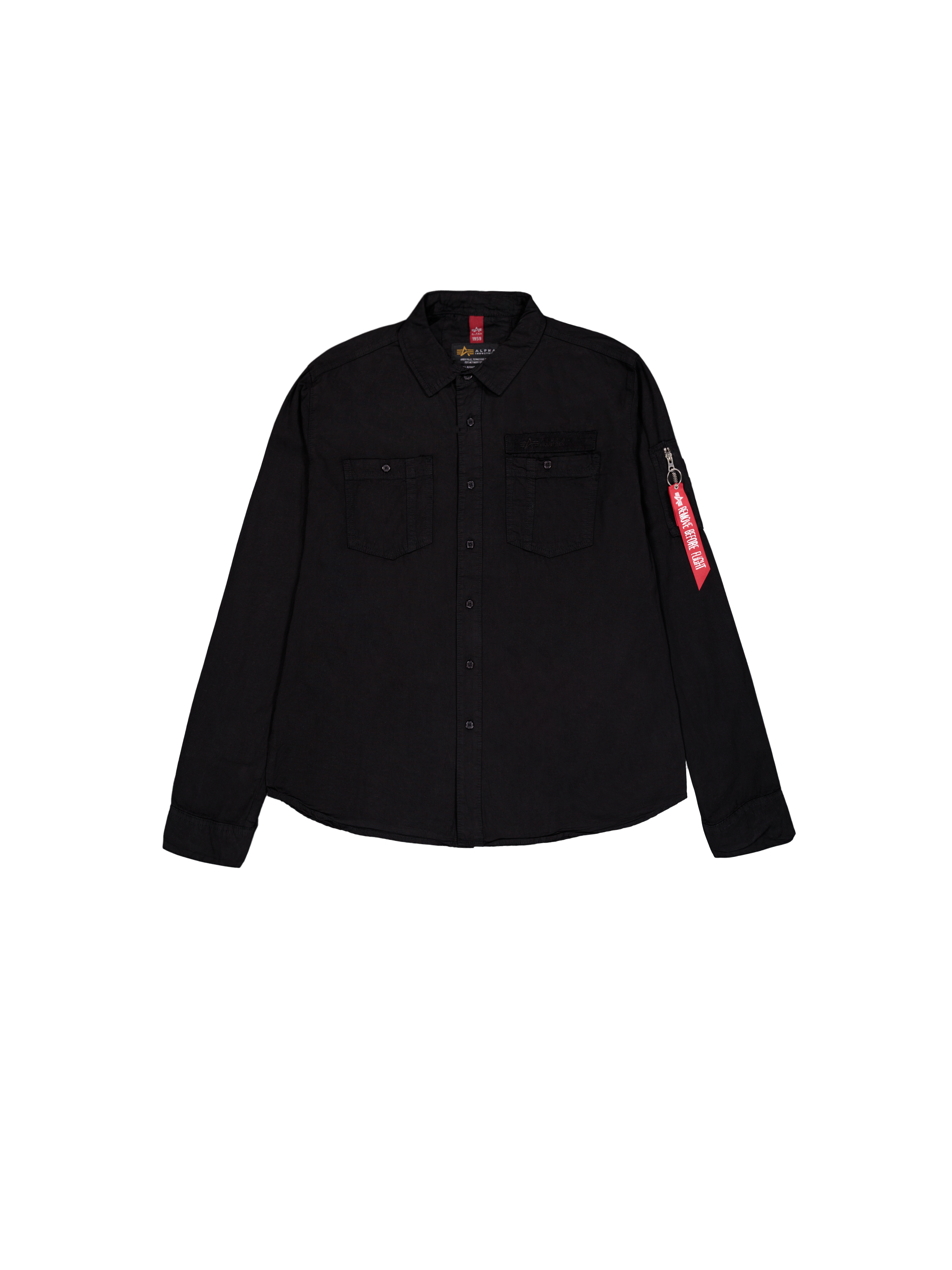 Air Force Embroidery Shirt black