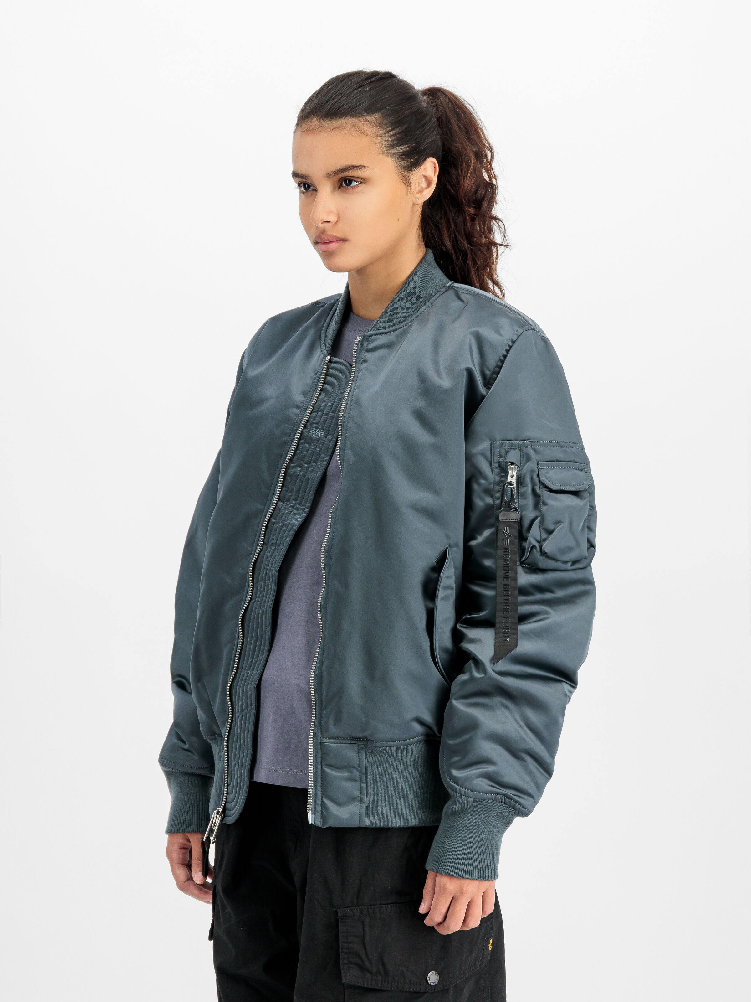 MA-1 Base Flight Bomber Jacket denim blue 756111_439_2_model_00006_223377