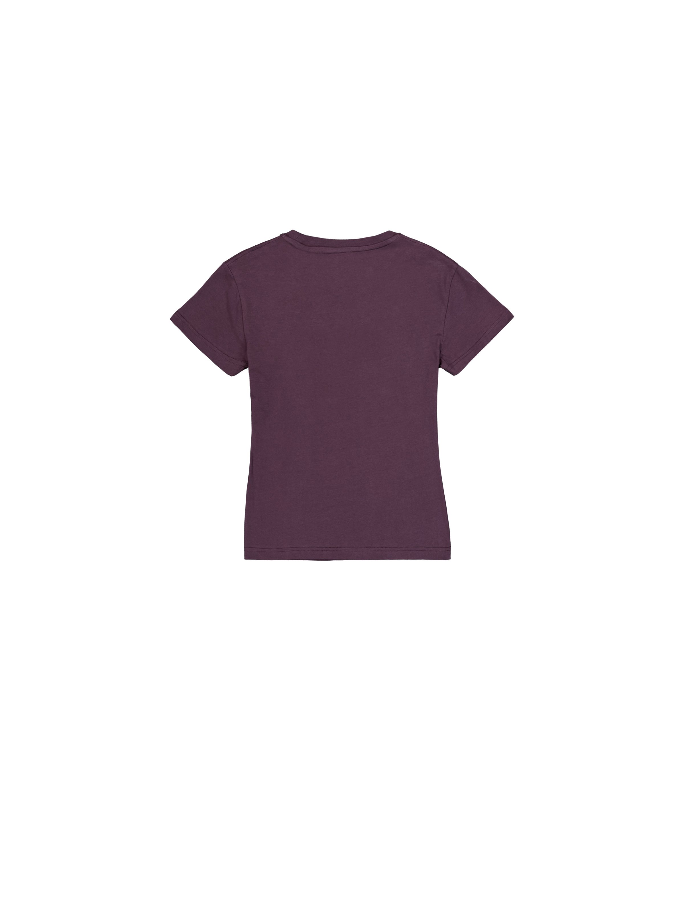 Basic Small Logo T-Shirt Women Plum 196054_719_1_flatlay_00002_96987