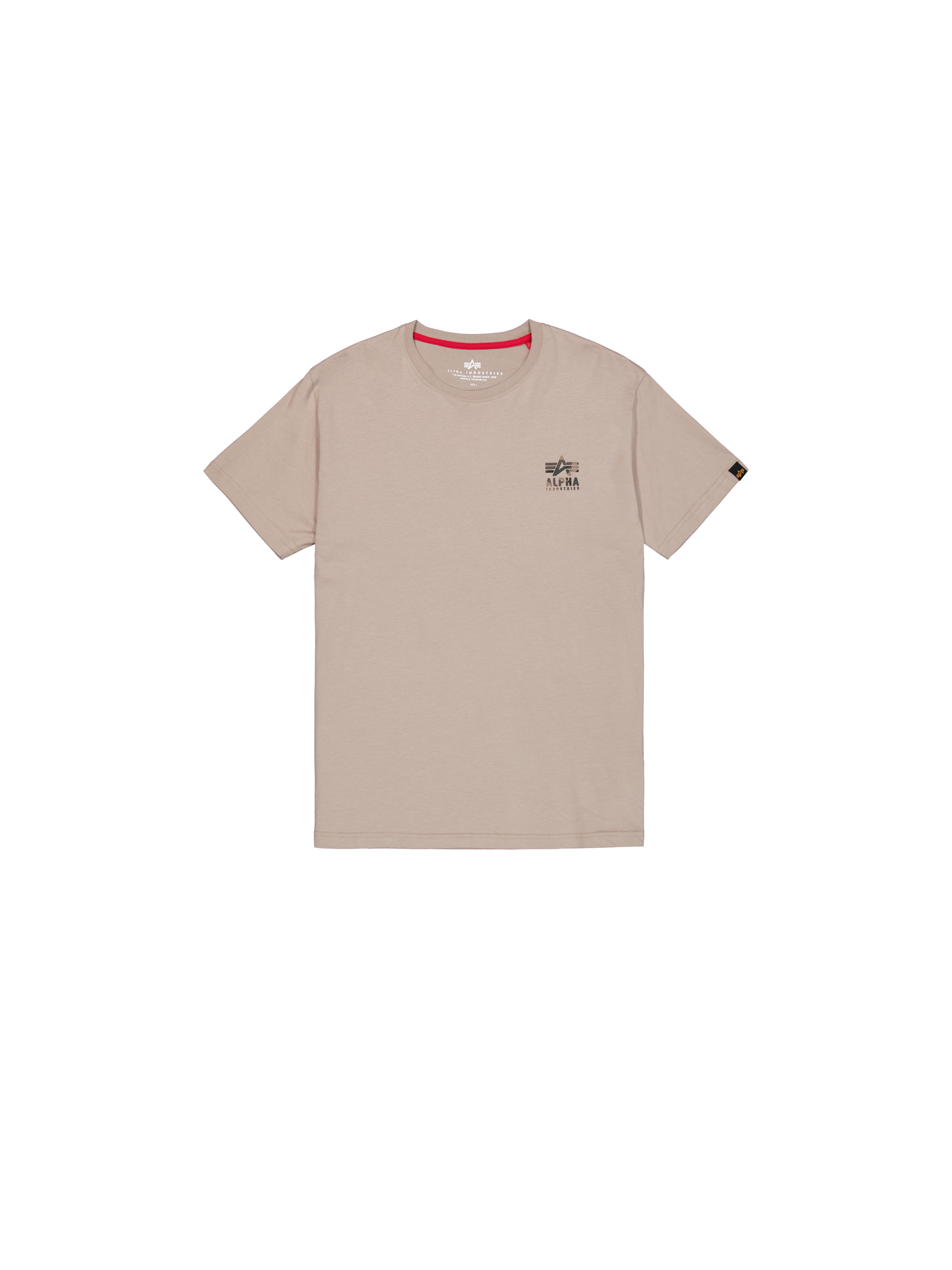 Camo Logo Puff Print Back Print T-Shirt vintage sand 148522_679_1_flatlay_00001_98044.png