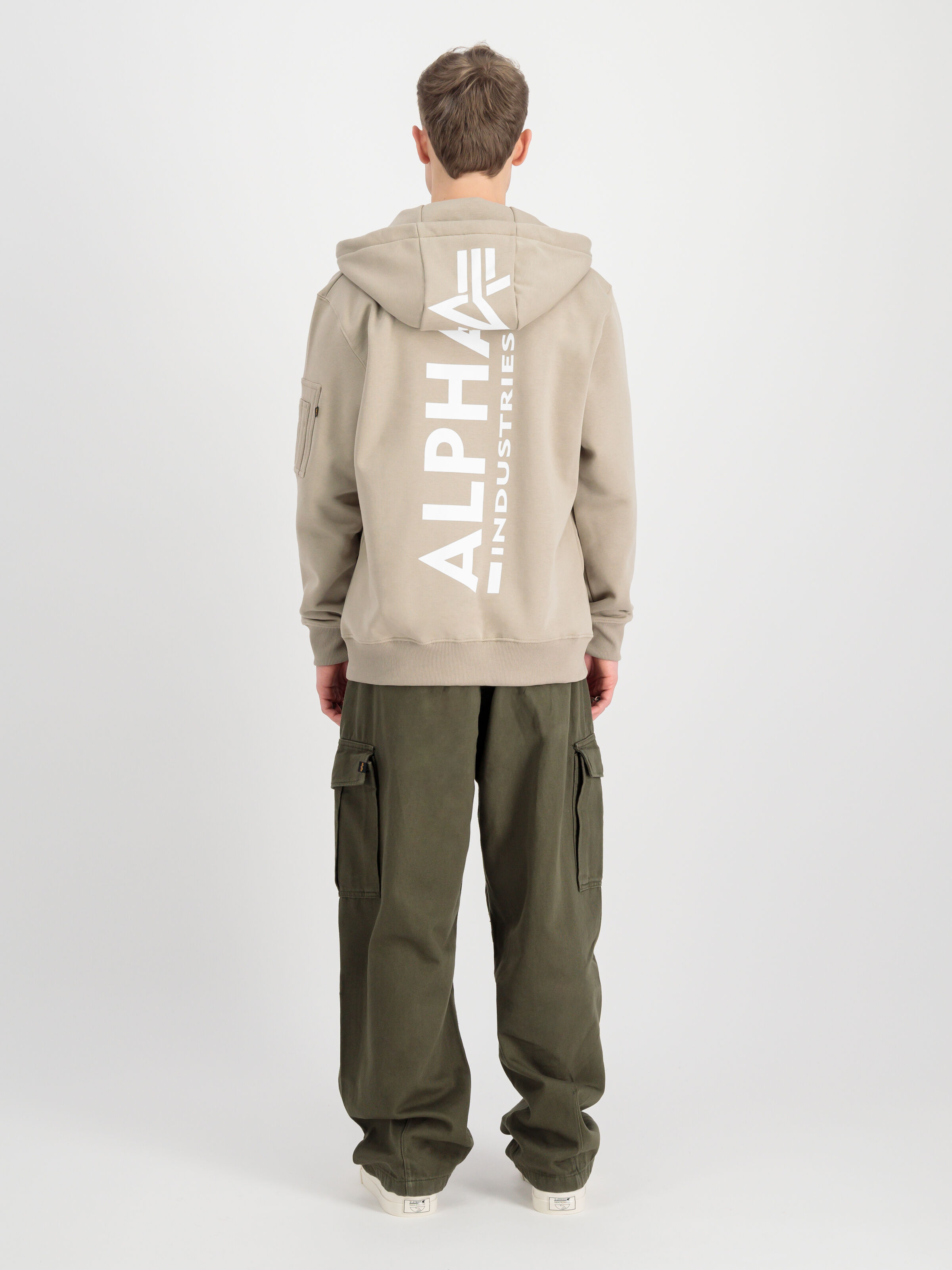 Backprint Zip Hoodie vintage sand 128342_679_2_model_00002_118725