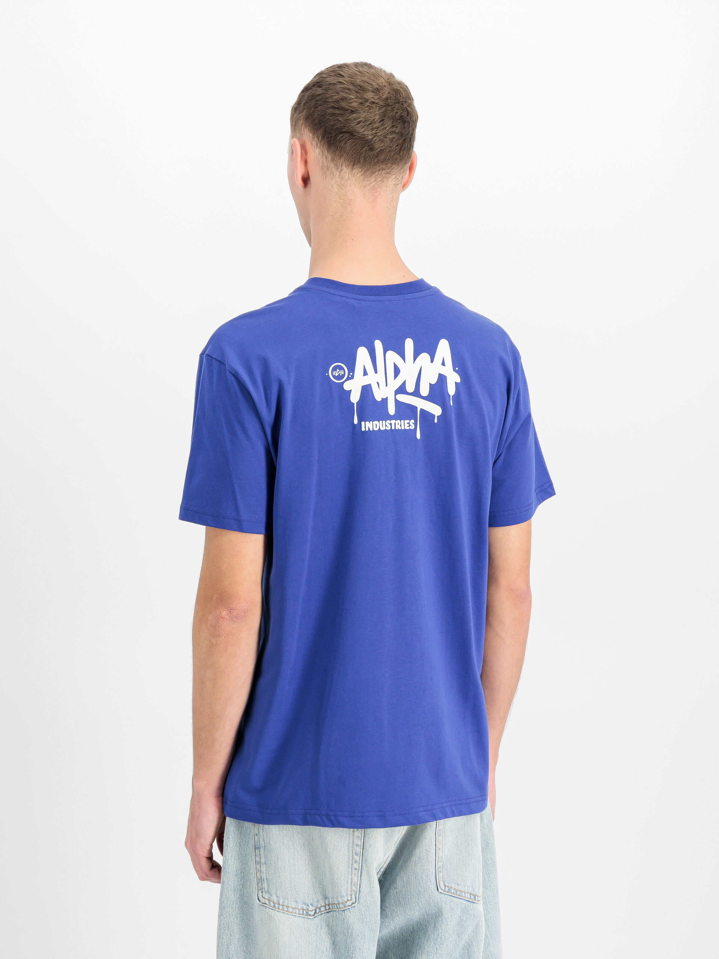 Alpha Signature T-Shirt galactic blue 266554_402_2_model_00003_220485
