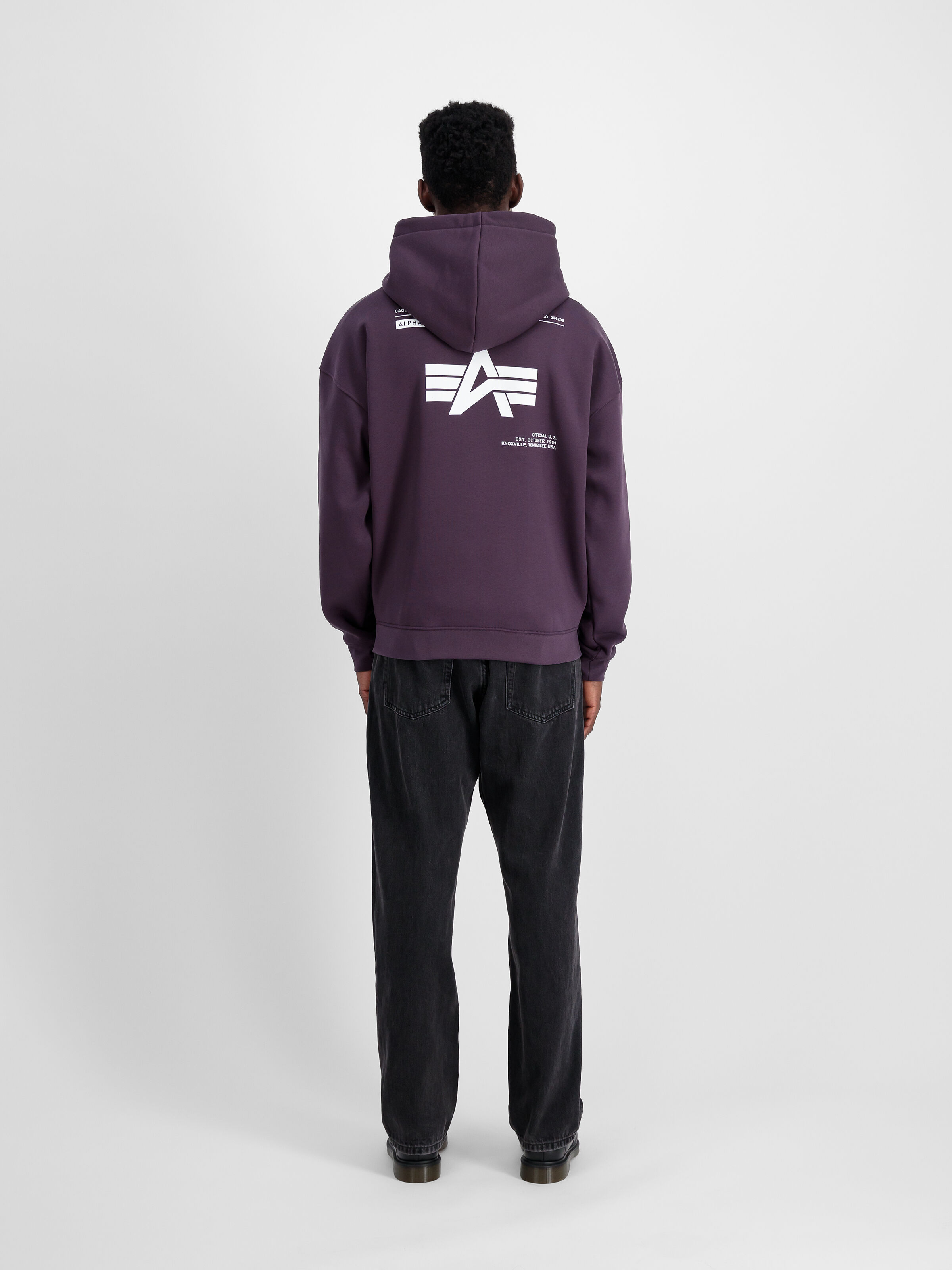 Logo Backprint Hoodie  Plum 146336_719_2_model_00002_99628
