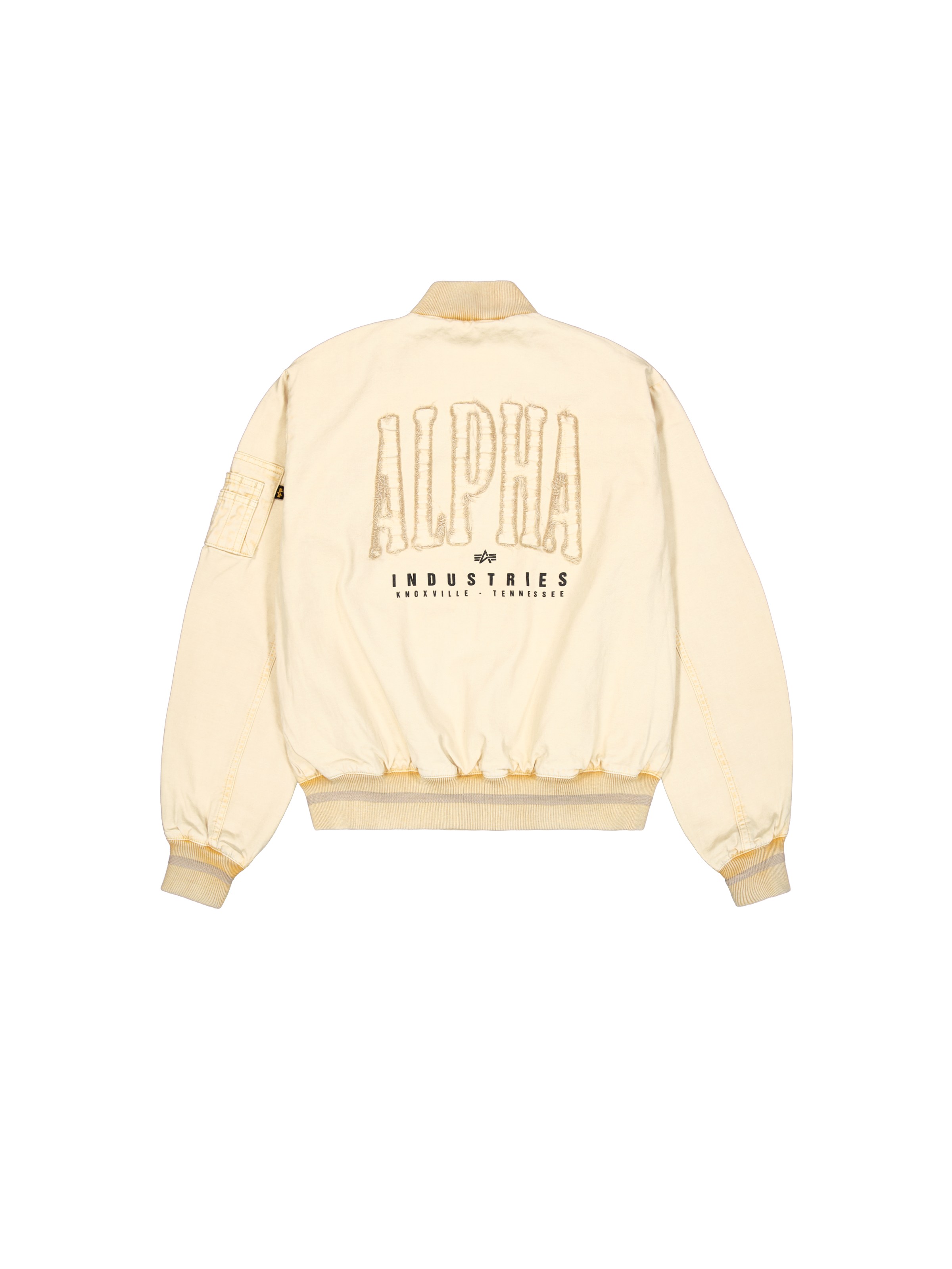 Coach Back Embroidery Light Bomber Jacket vintage white 156144_300_1_flatlay_00002_149494
