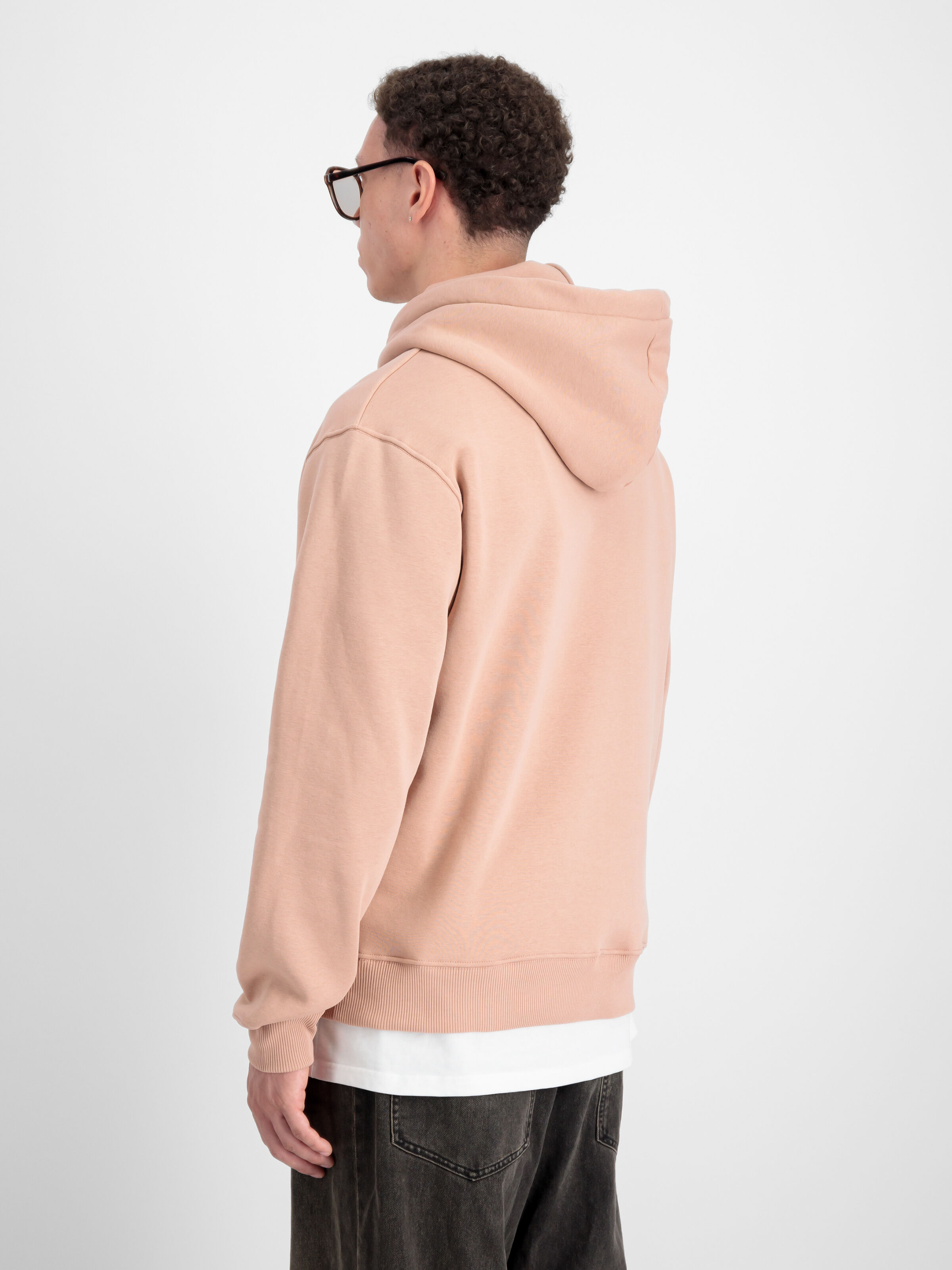Basic Big Logo Hoodie Dusty Coral 178312_721_2_model_00004_97541