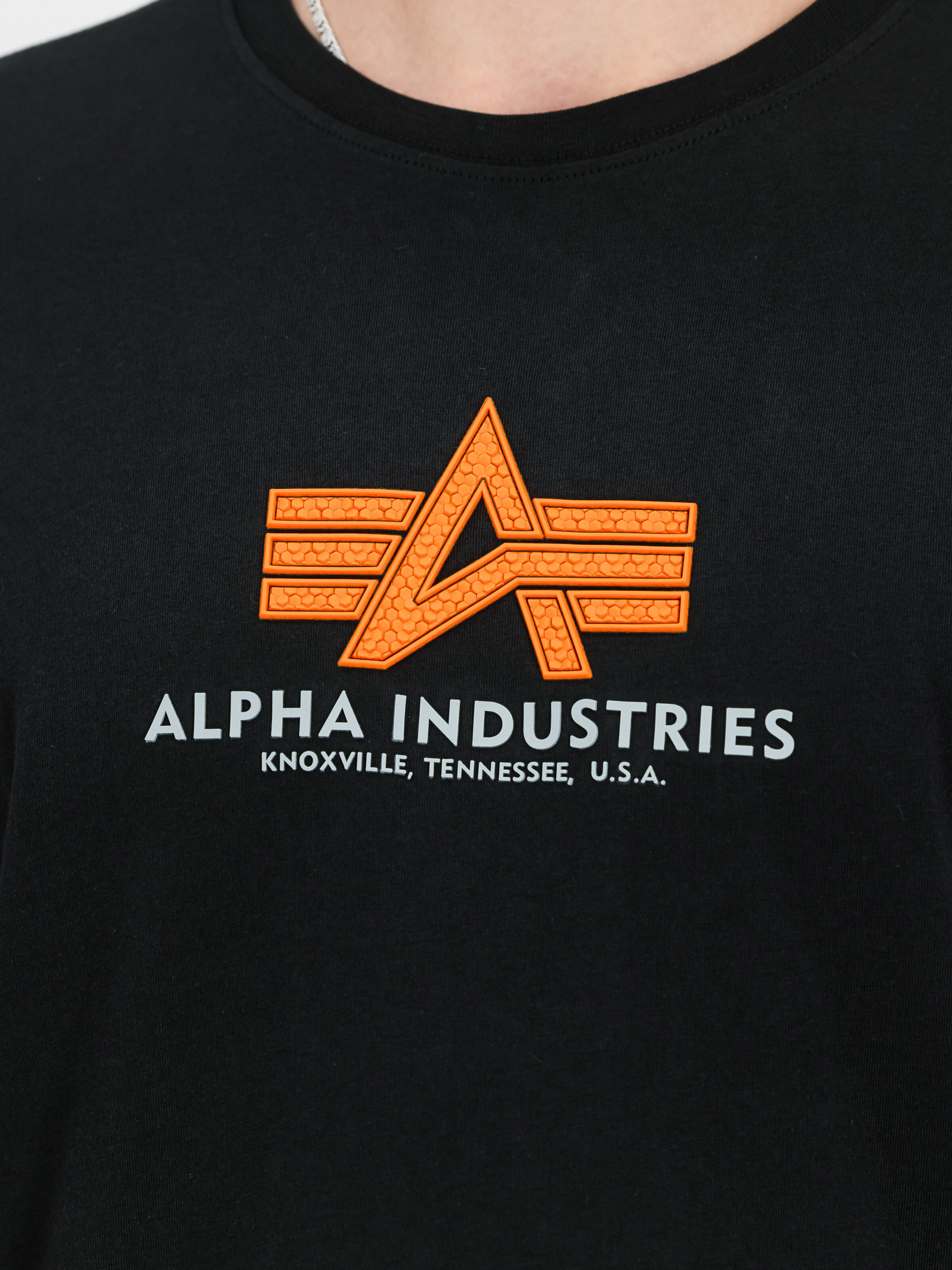 Basic Big Logo Rubber T-Shirt black 100501RB_03_3_detail_00001_189056