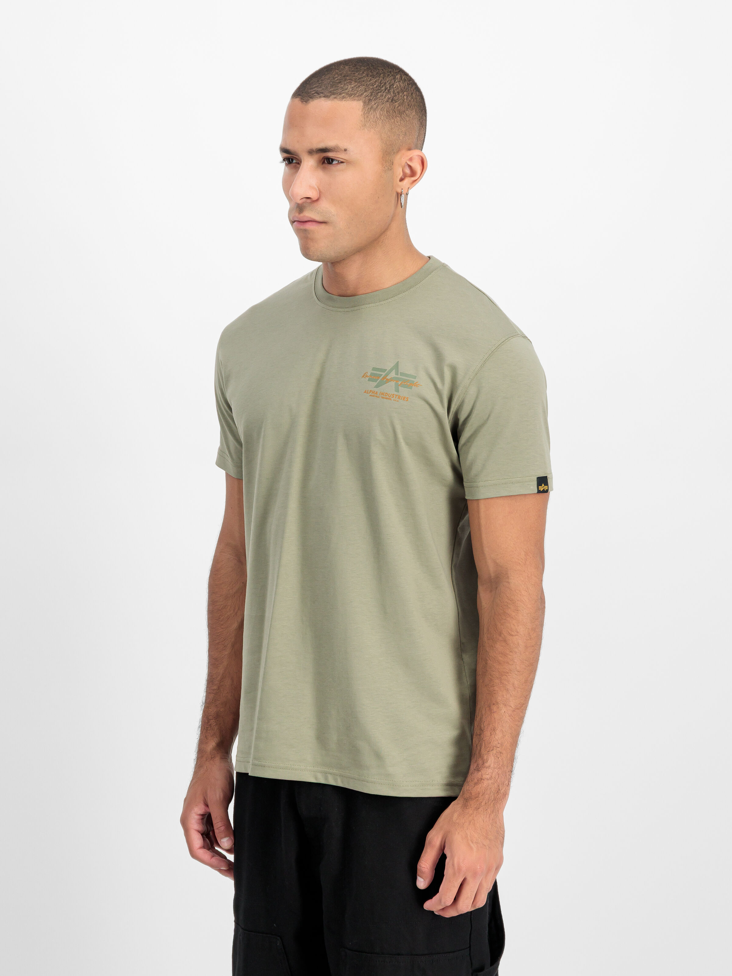 Tonal Logo Print T-Shirt olive 266525_11_2_model_00002_210825