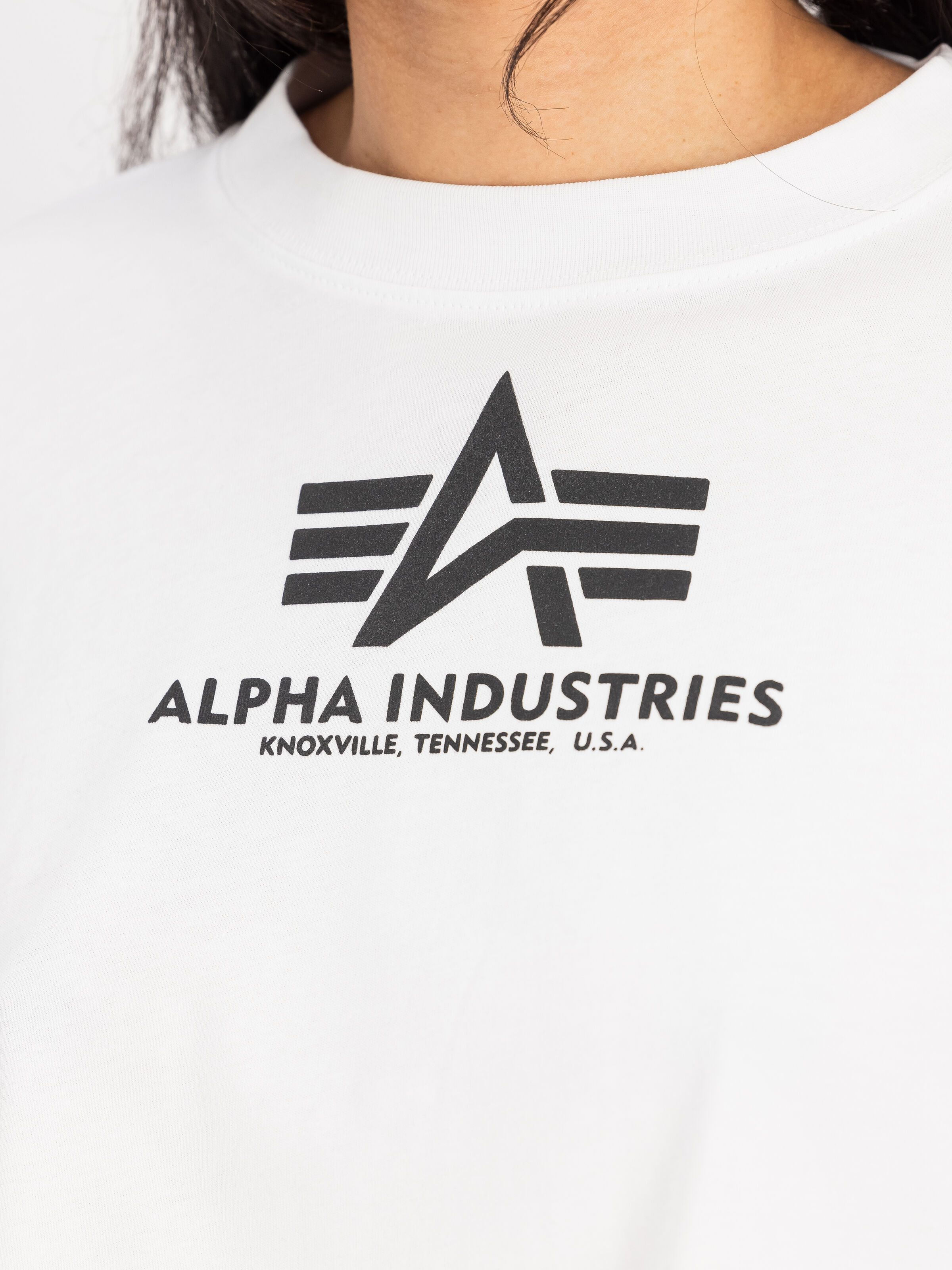 Basic Big Logo Cropped PP T-Shirt Women white 258060_09_3_detail_00001_165586