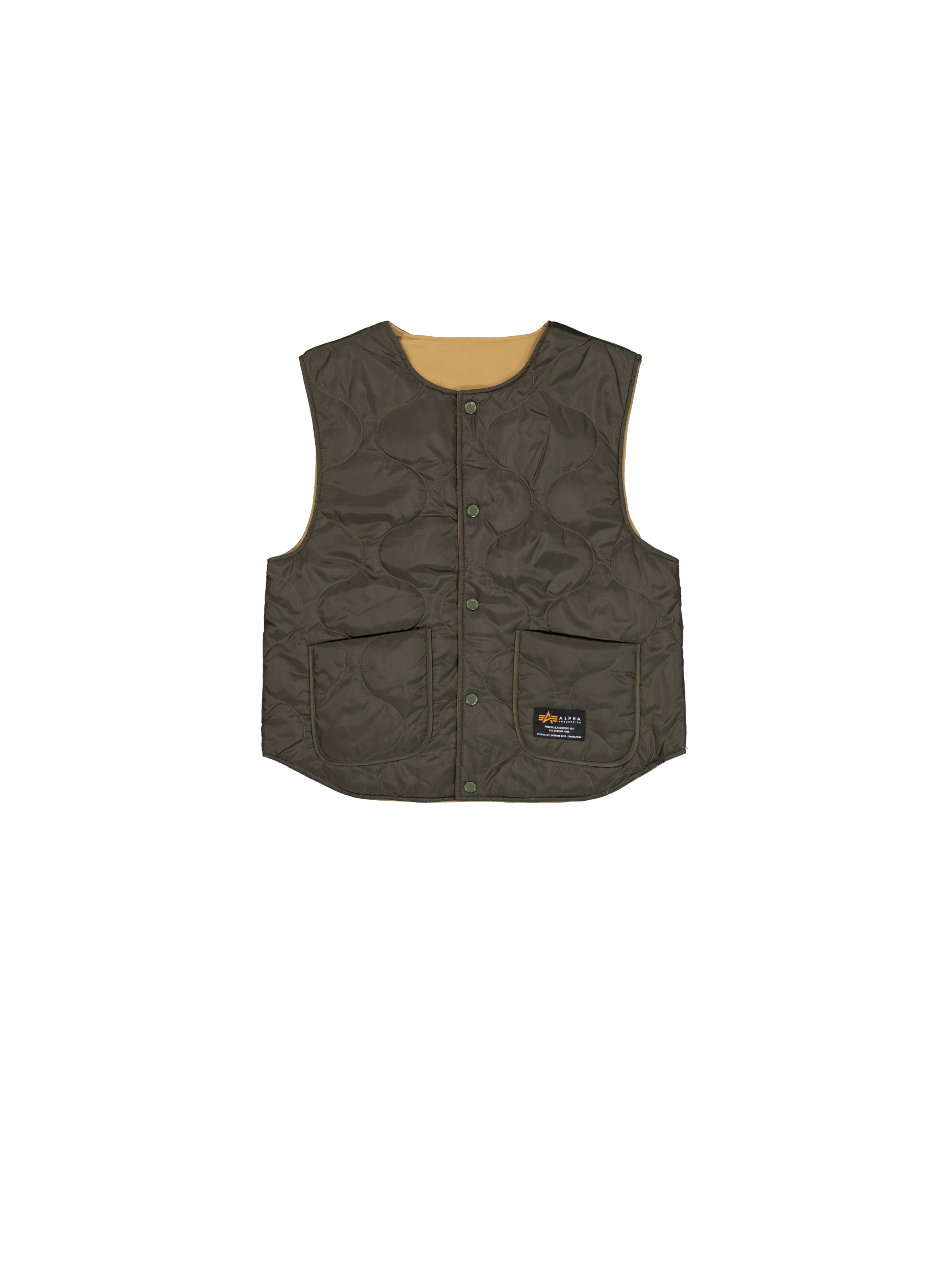 Reversible Vest Women dark olive Reversible Vest Women
