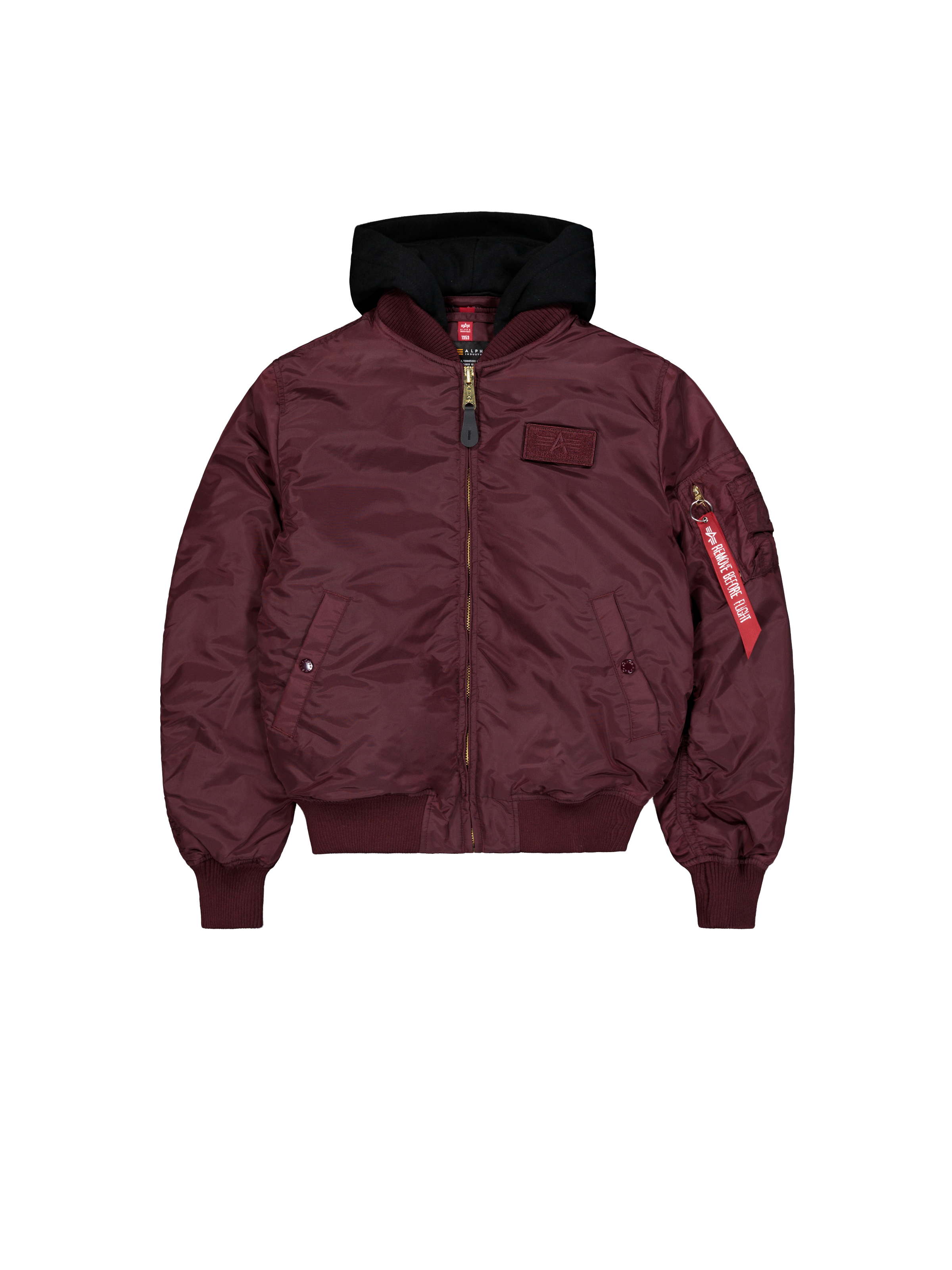 MA-1 TT Hood Two Tone Bomber Jacket dark cherry 258100_608_1_flatlay_00001_161777.png