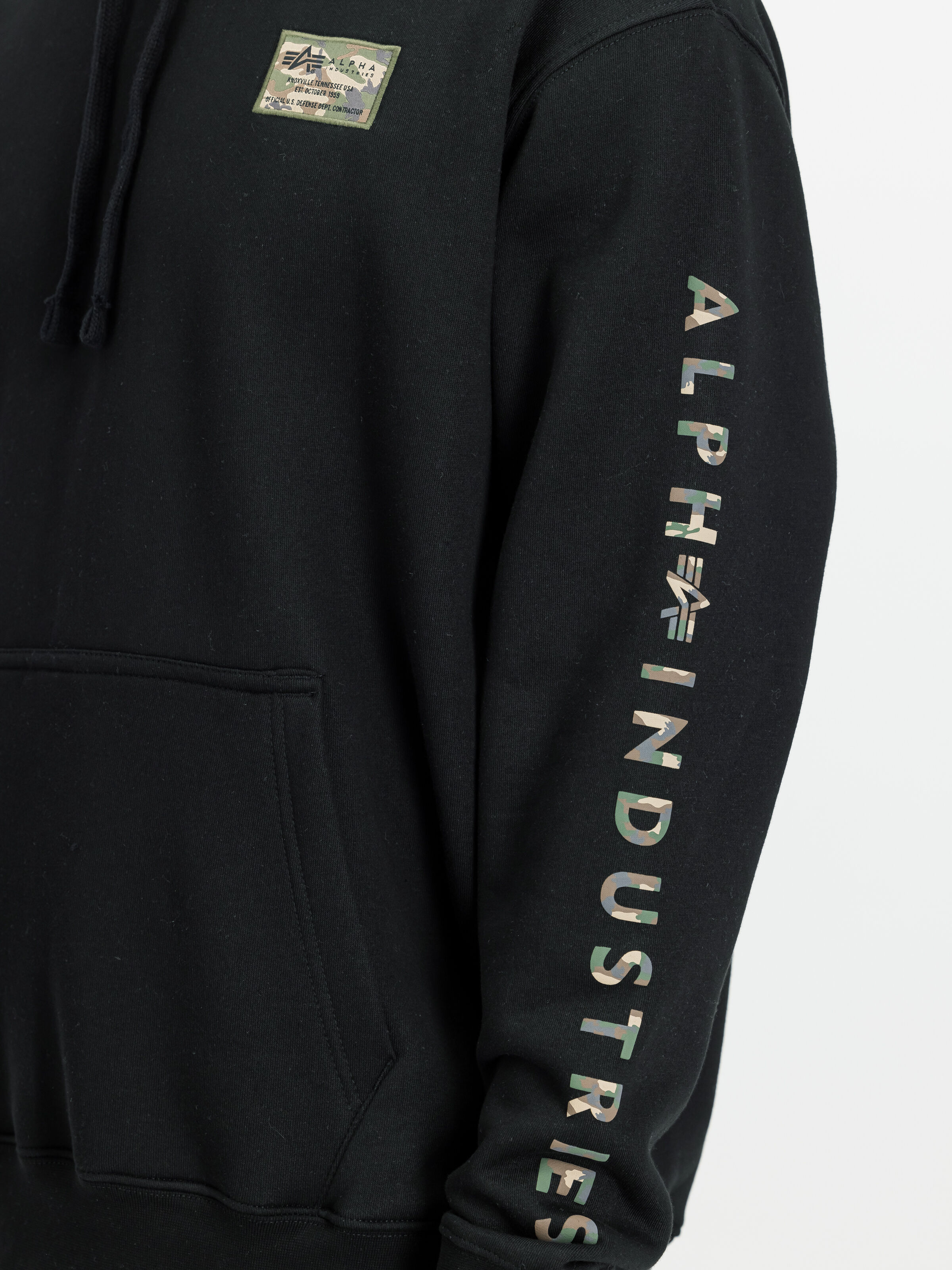 Camo Sleeve Hoodie black 156340_03_3_detail_00001_147651