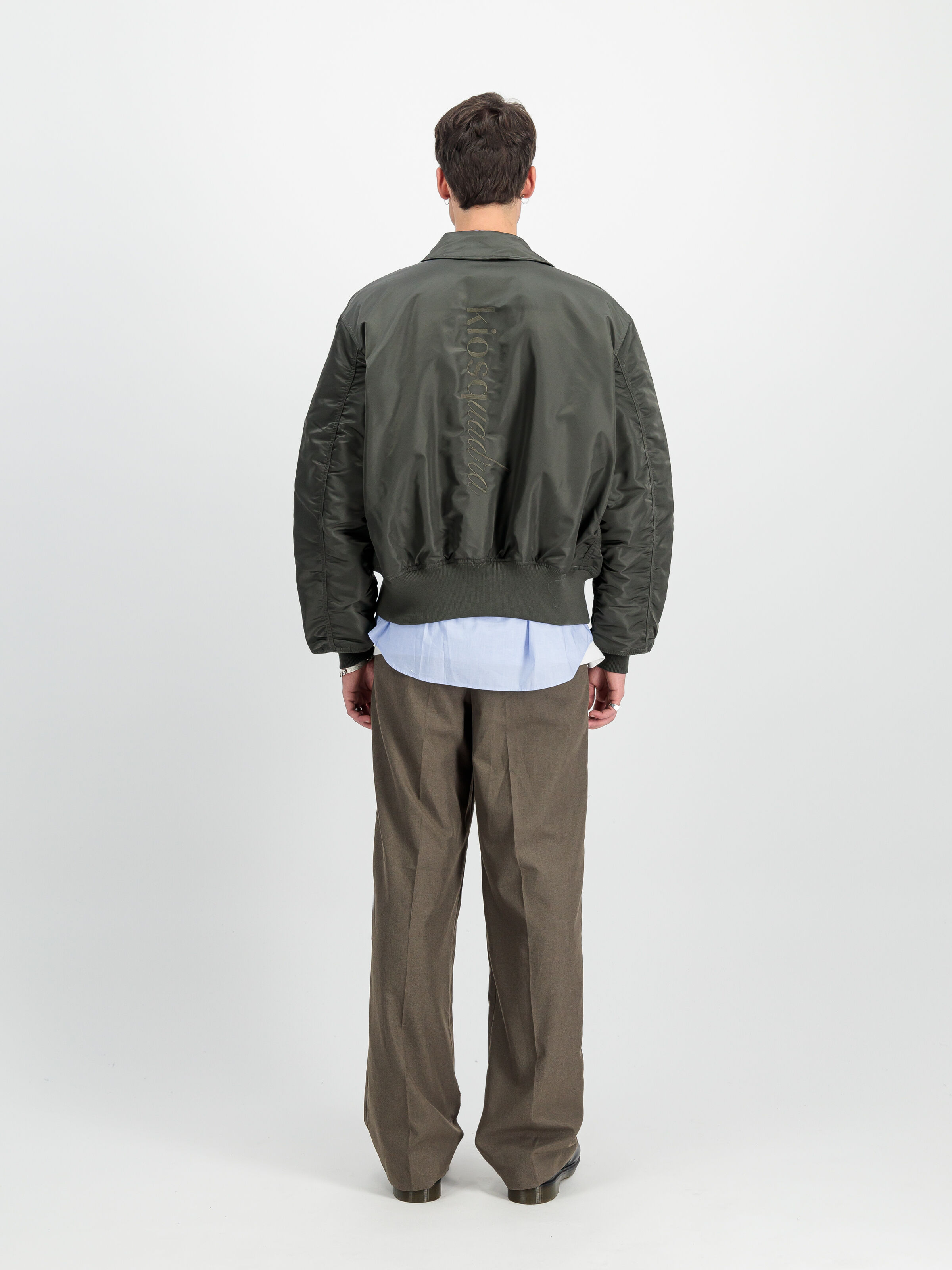 ALPHA X KIOSQ CWU45 Bomber Jacket rep.grey 148166_04_2_model_00002_117309