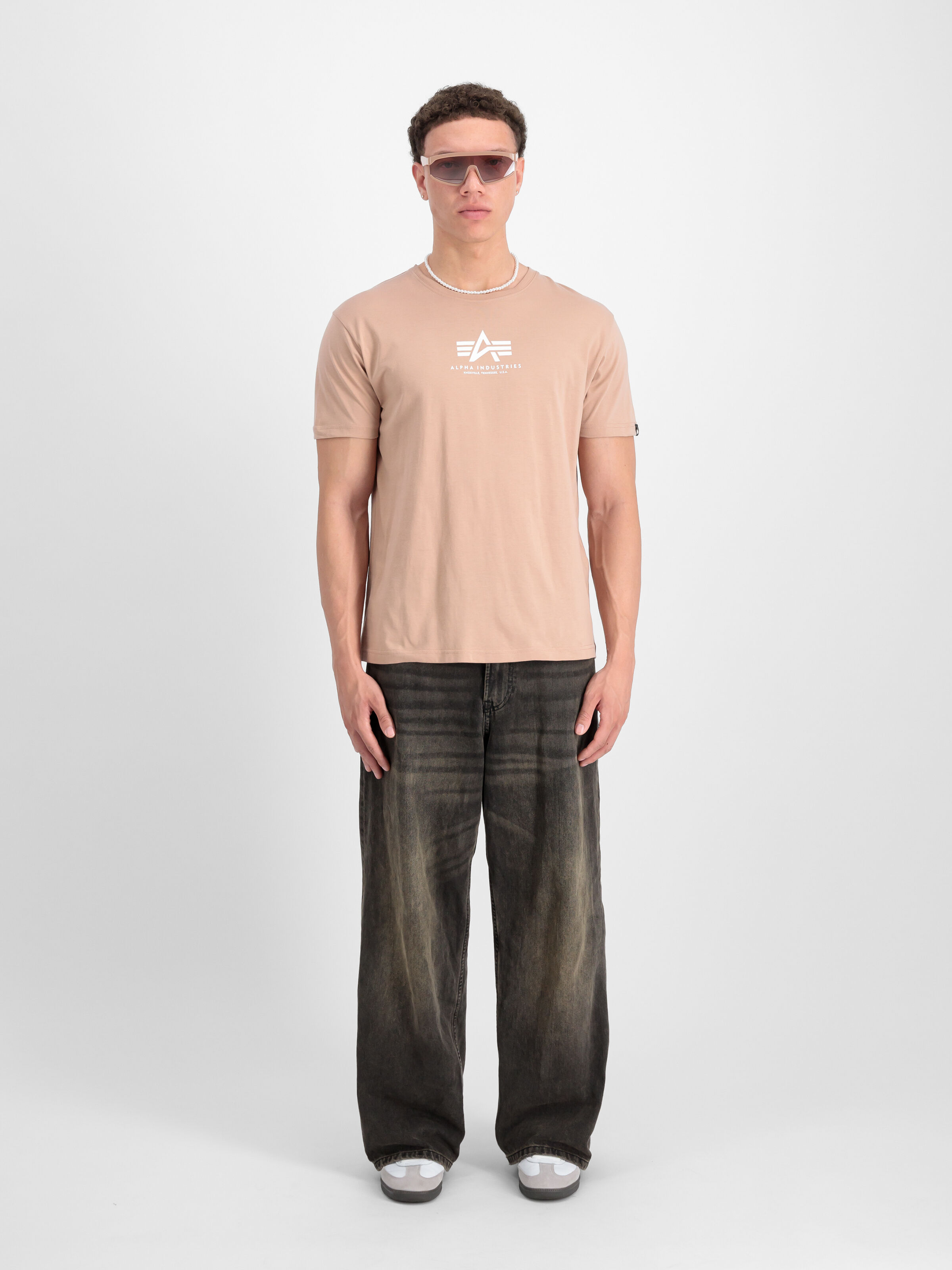 Basic Mid Logo T-Shirt Dusty Coral 118533_721_2_model_00001_97267