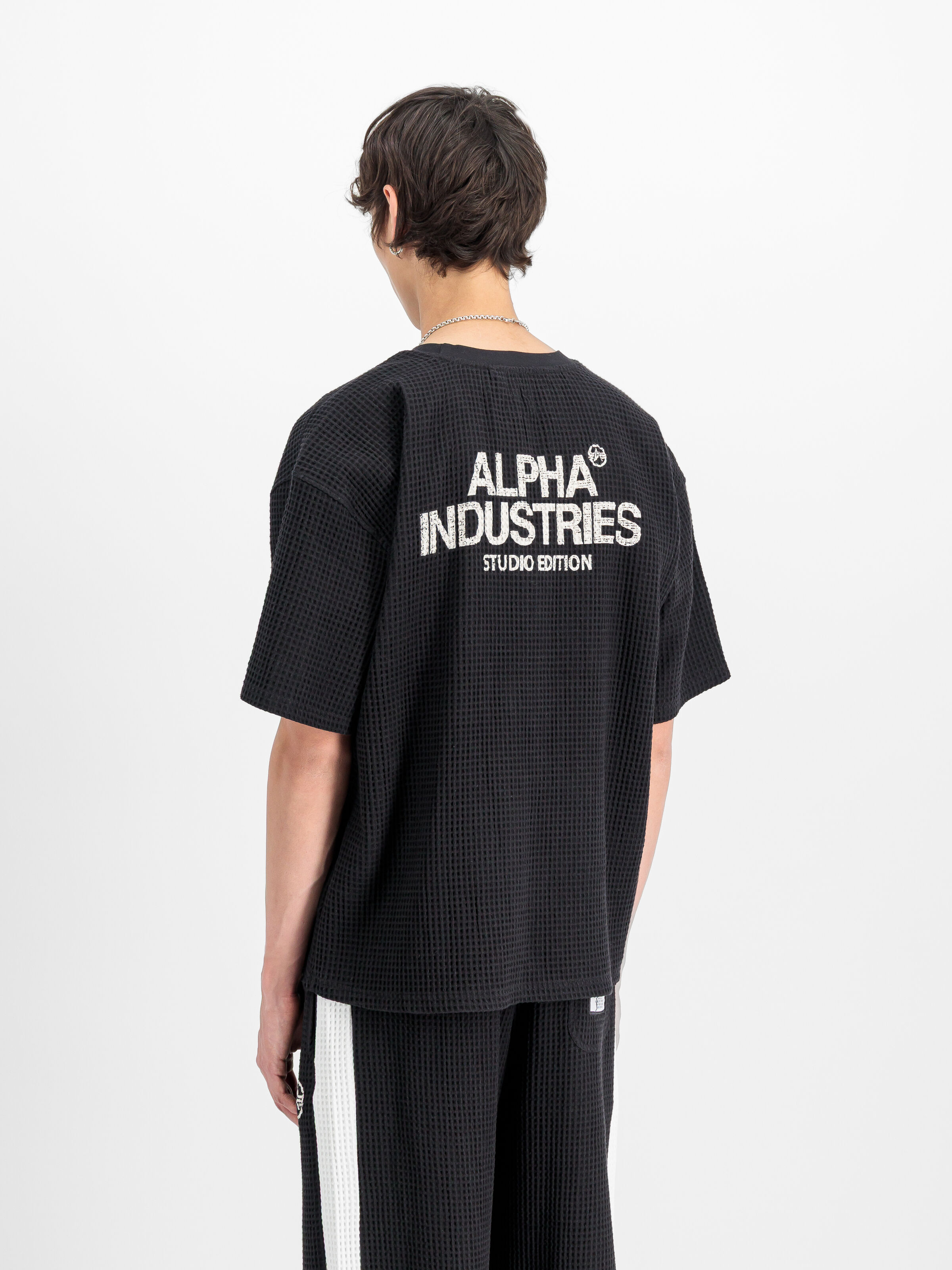 Studio Waffle T-Shirt black 258502_03_2_model_00003_172796