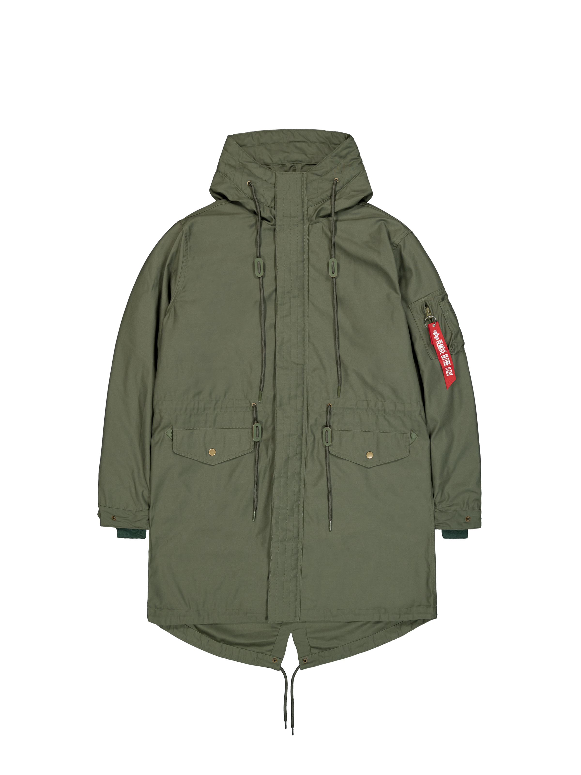 Studio M-51 Fishtail Back Print (2in1) Field Jacket mud olive 258112_443_1_flatlay_00001_173336.png