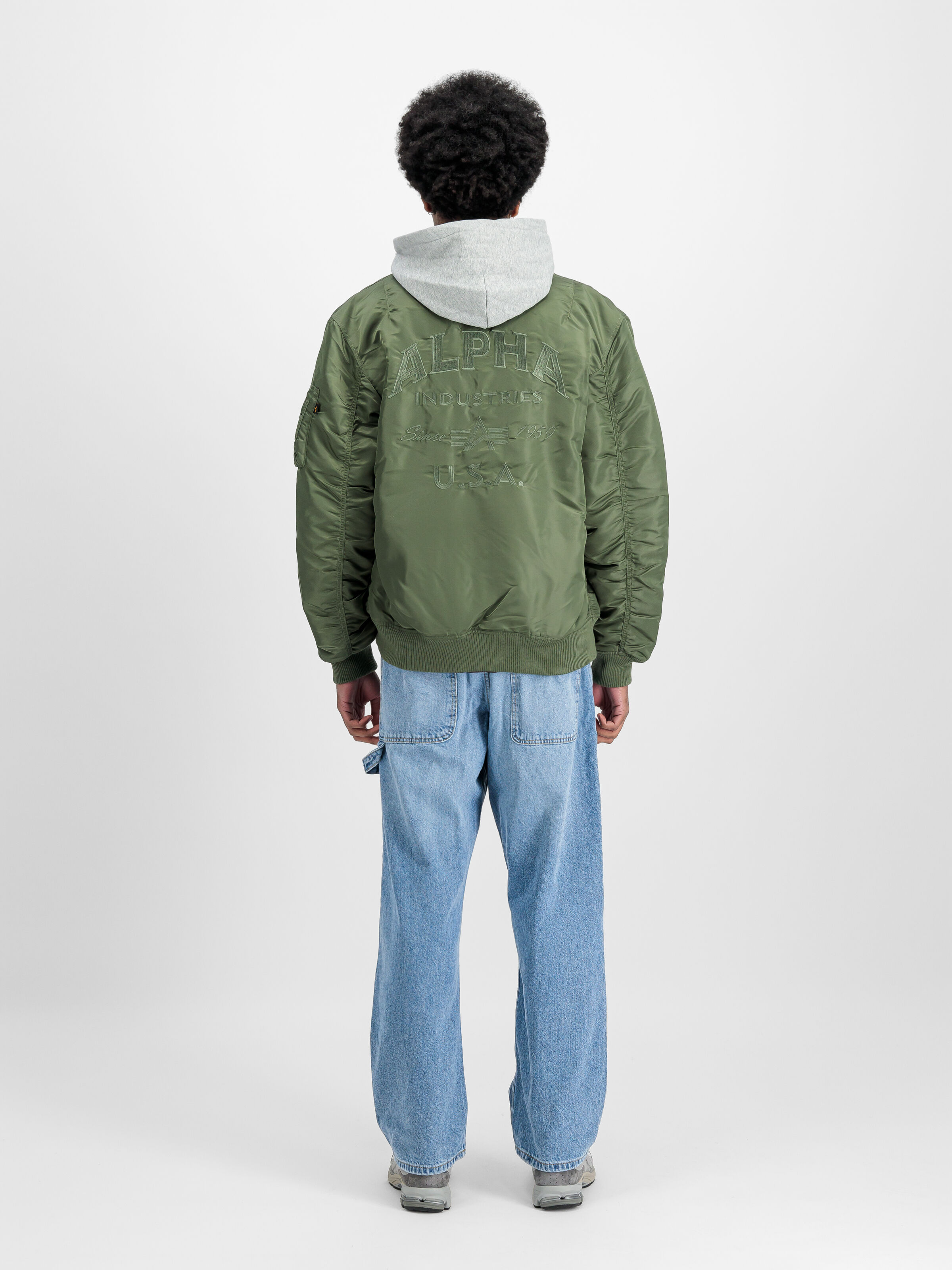 MA-1 Zip Hood Back Embroidery Bomber Jacket sage-green 138105_01_2_model_00002_130930