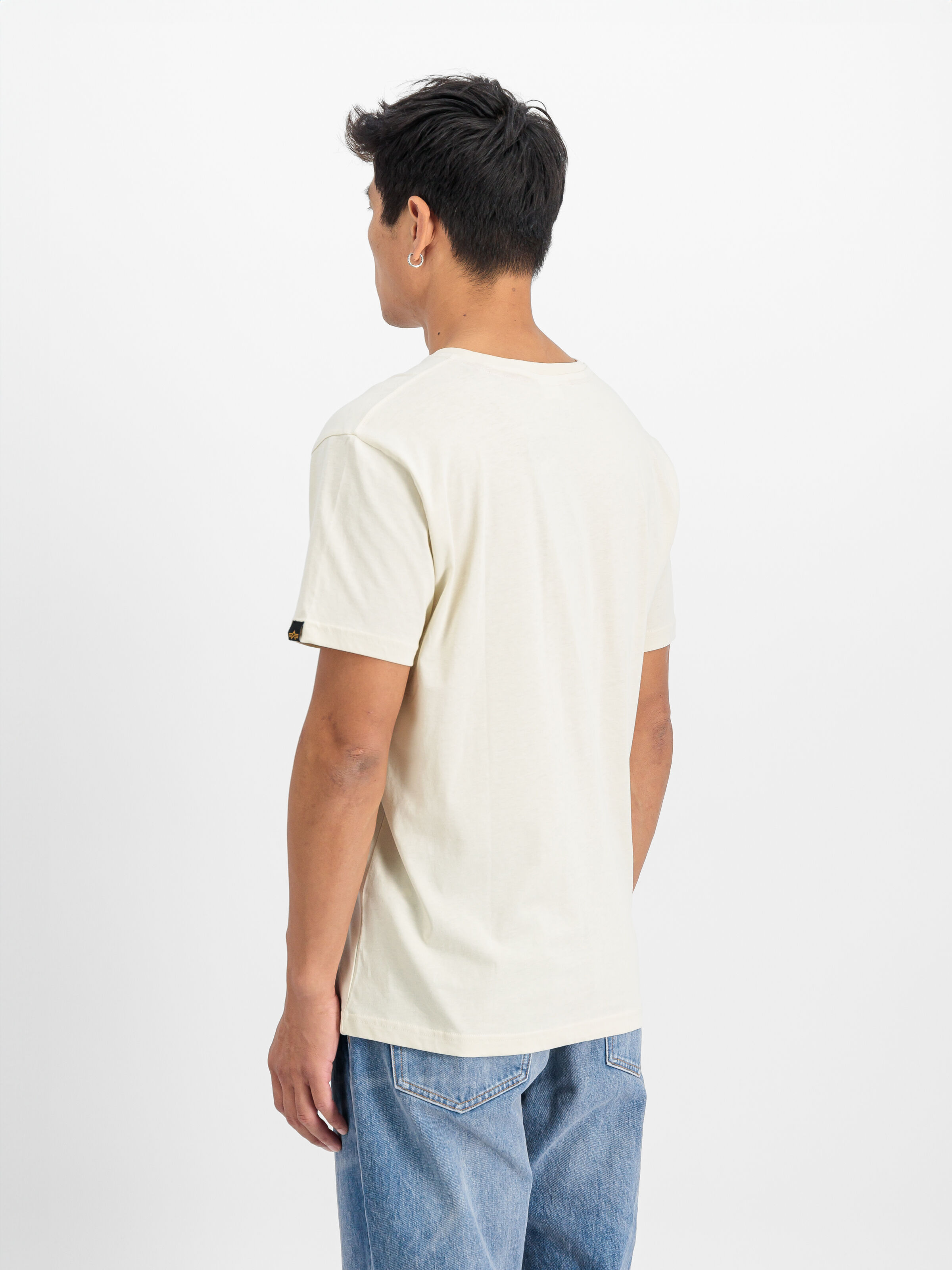 Alpha Puff Print T-Shirt vintage white 146509_300_2_model_00004_118344