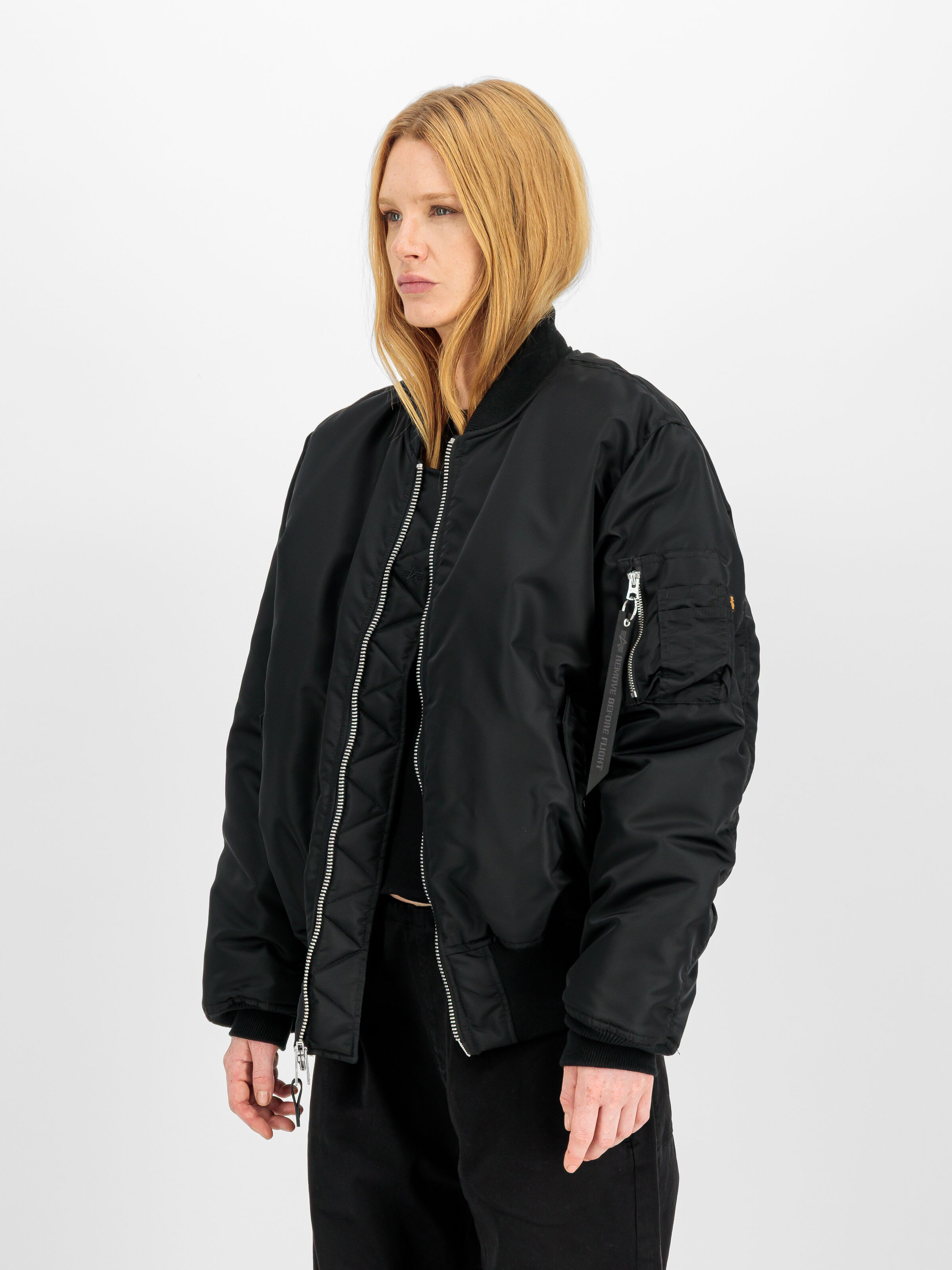 MA-1 Heritage Bomber Jacket all black 100101_404_2_model_00006_246156