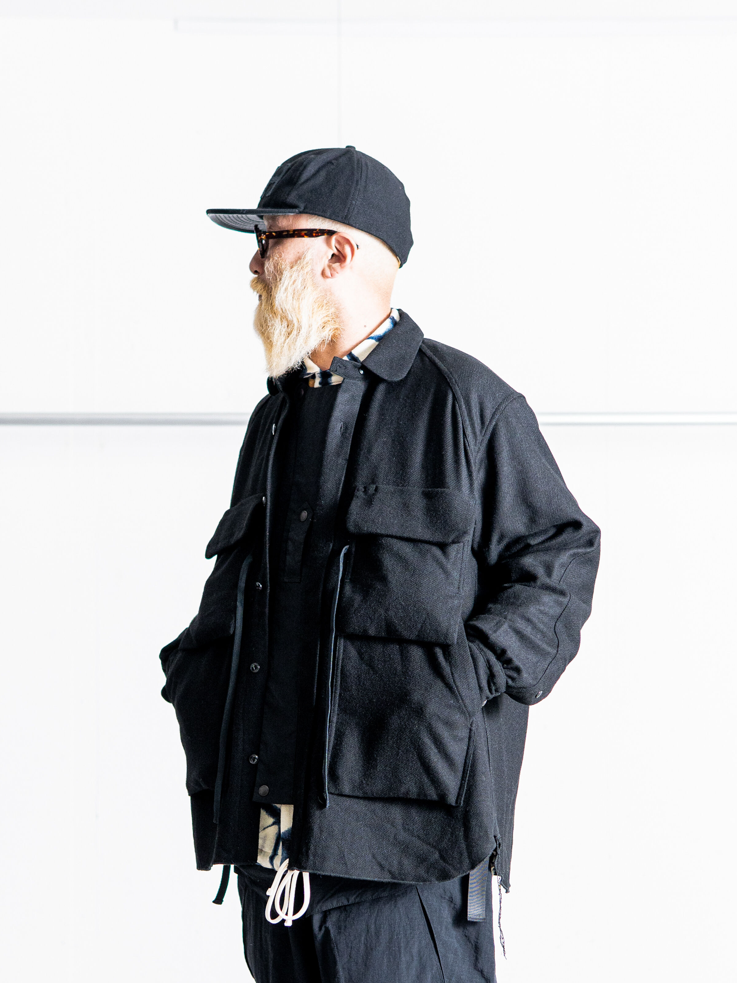 ALPHA x NORBIT Field Work Shirt dark navy 258026_132_2_model_00002_208785