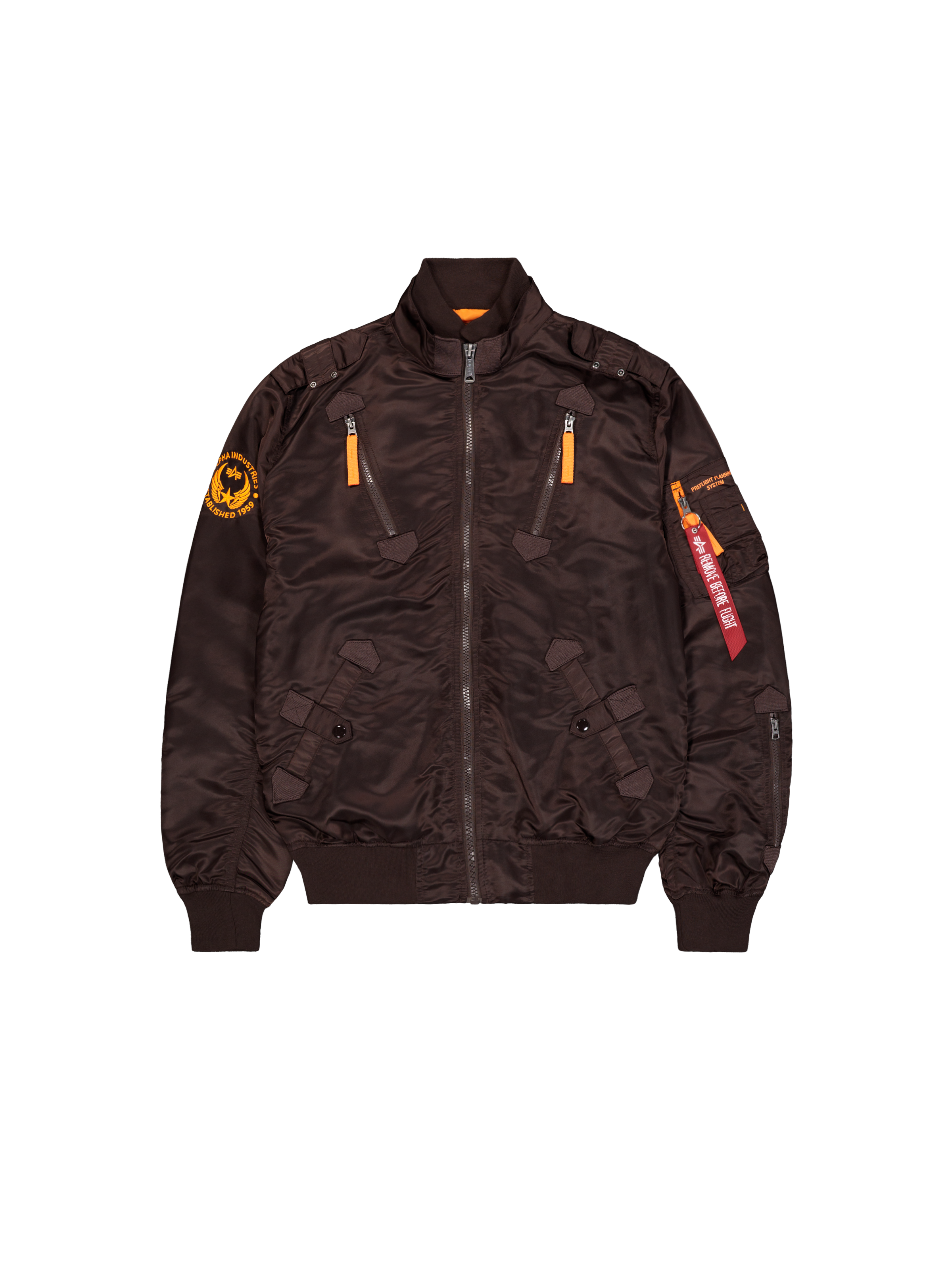 Falcon II Light Bomber Jacket hunter brown 156109_696_1_flatlay_00001_220971.png