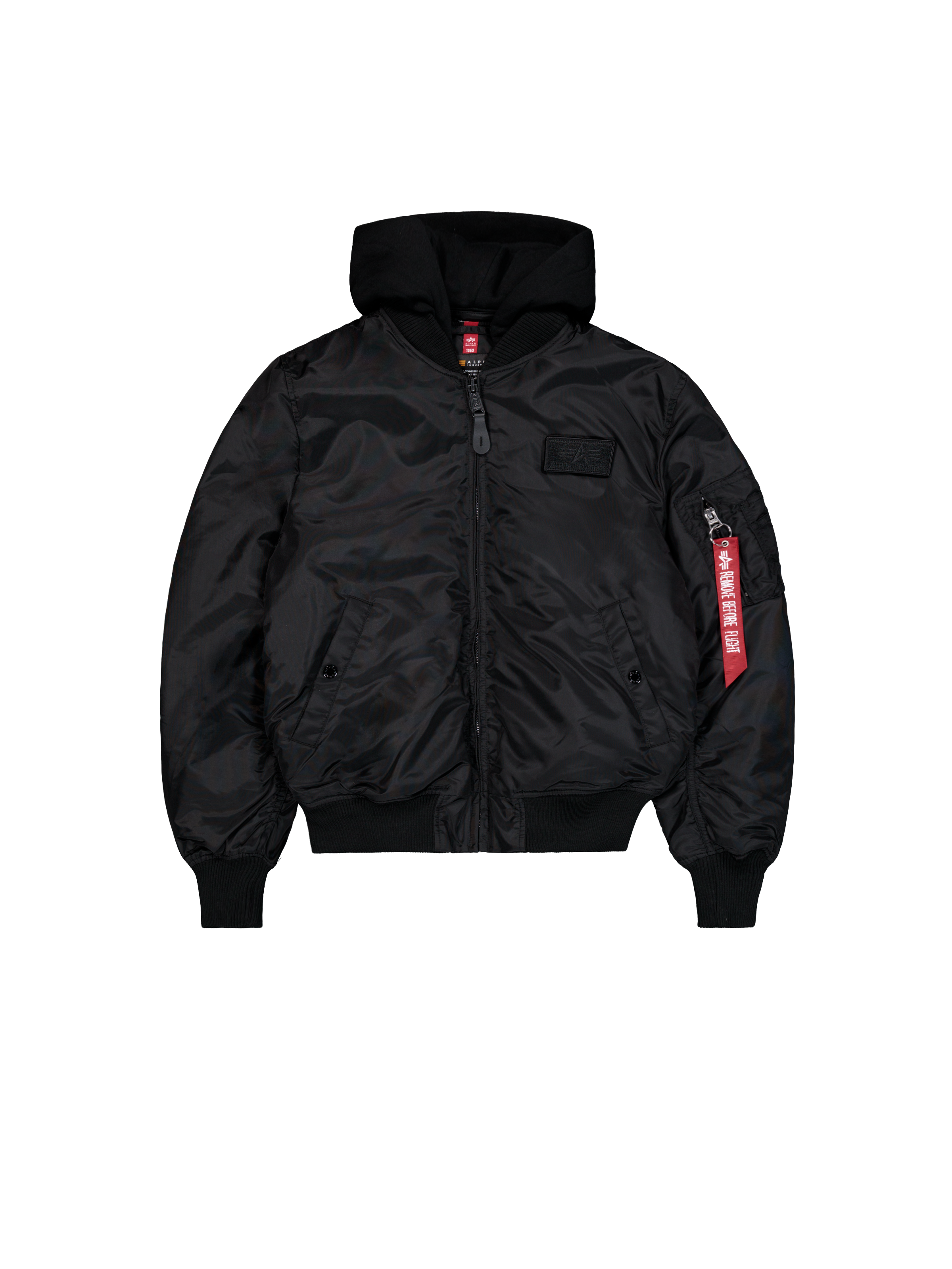 MA-1 TT Hood Two Tone Bomber Jacket black 258100_03_1_flatlay_00001_161619.png
