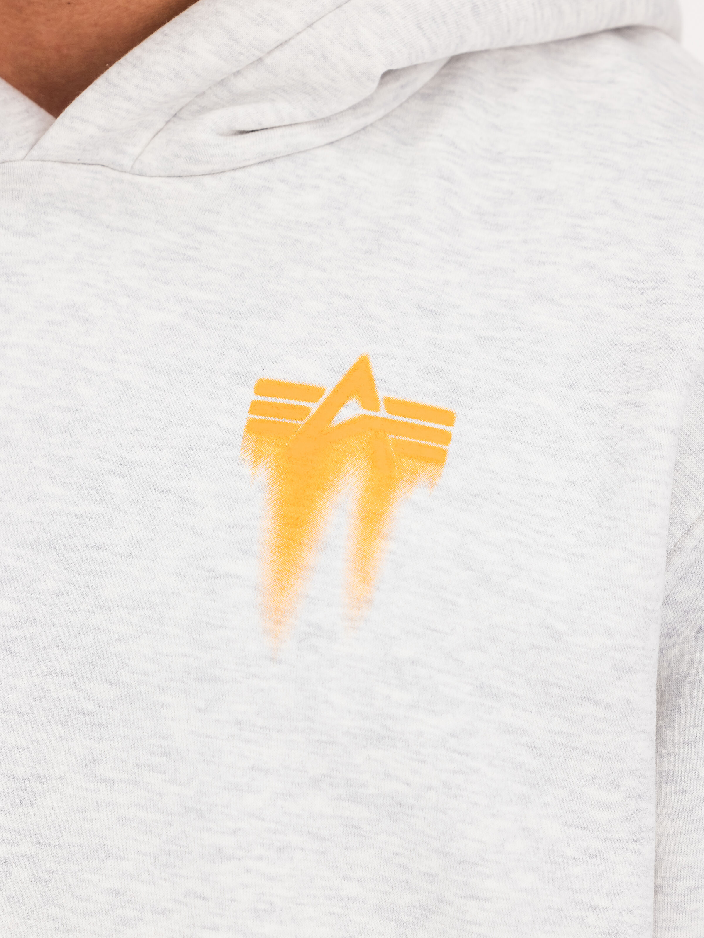 Spray Print Hoodie pastel grey melange 266336_752_3_detail_00001_210606