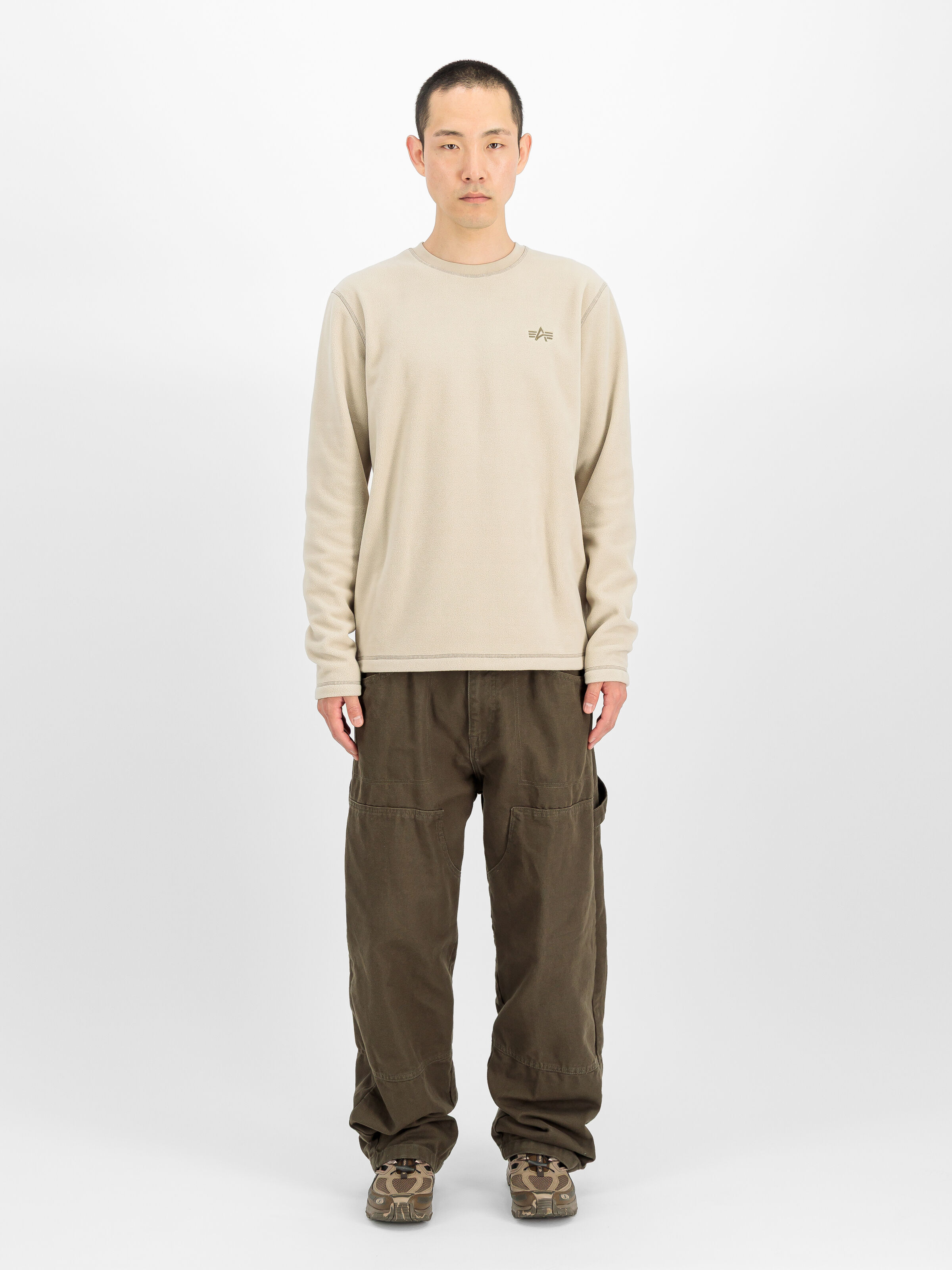 Polar Fleece Longsleeve organic beige 268580_627_2_model_00001_243670