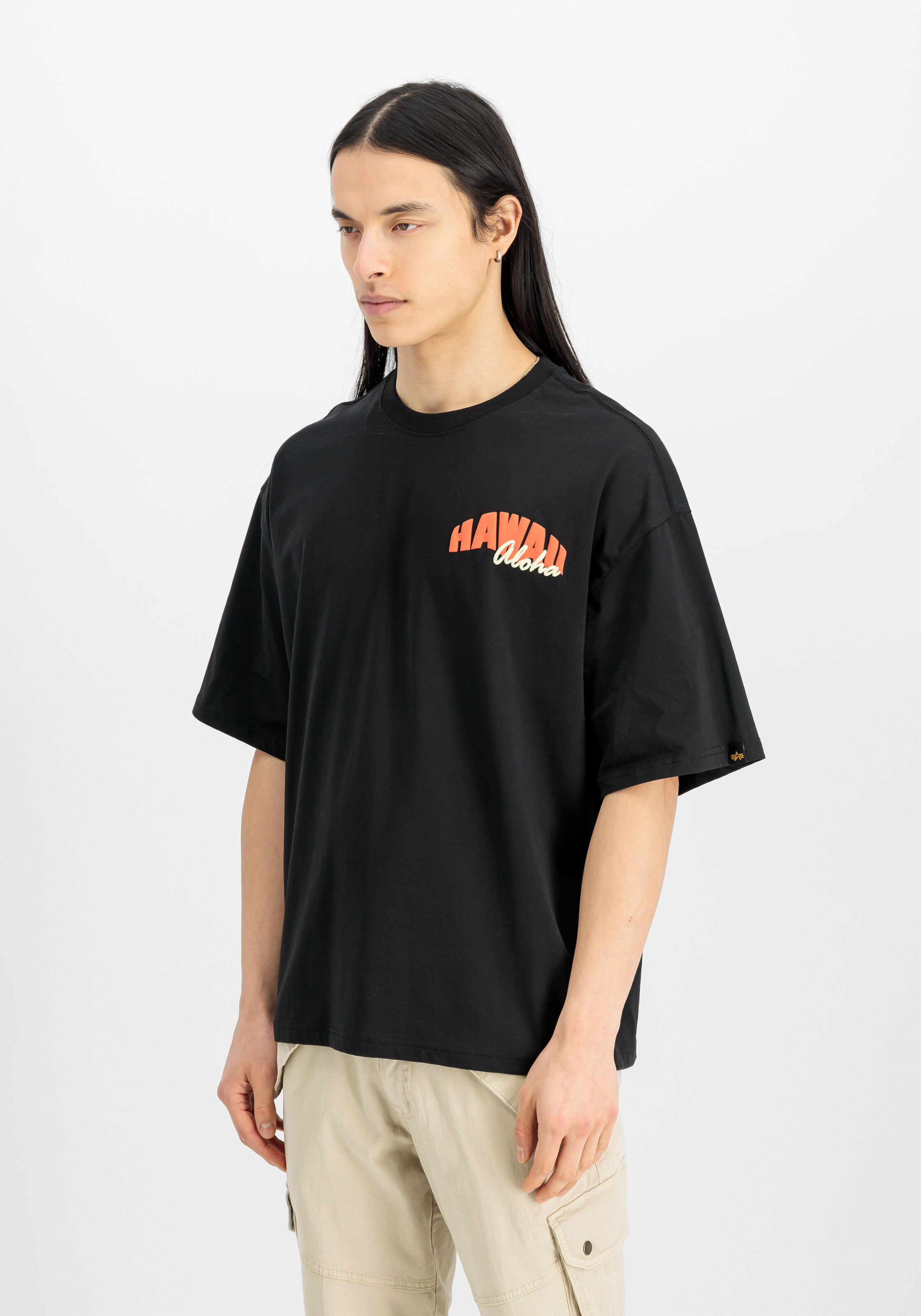 Hawaii Aloha Backprint T-Shirt black 156535_03_2_model_00003_147168
