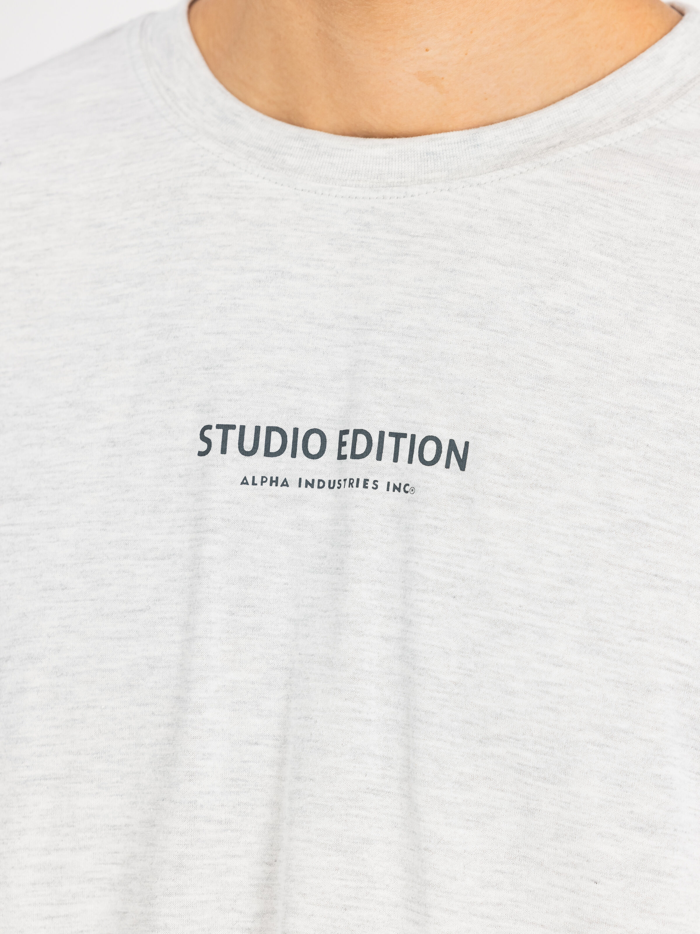 Studio Edition Backprint T-Shirt pastel grey melange 156553_752_3_detail_00001_139139