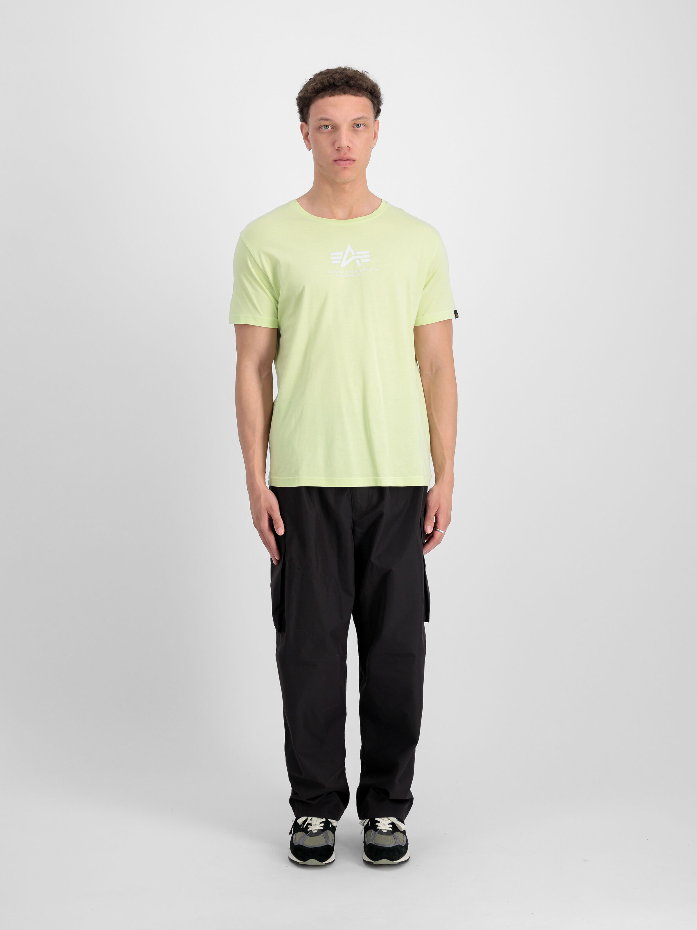 Basic Mid Logo T-Shirt Arctic Lime 118533_722_2_model_00001_97274