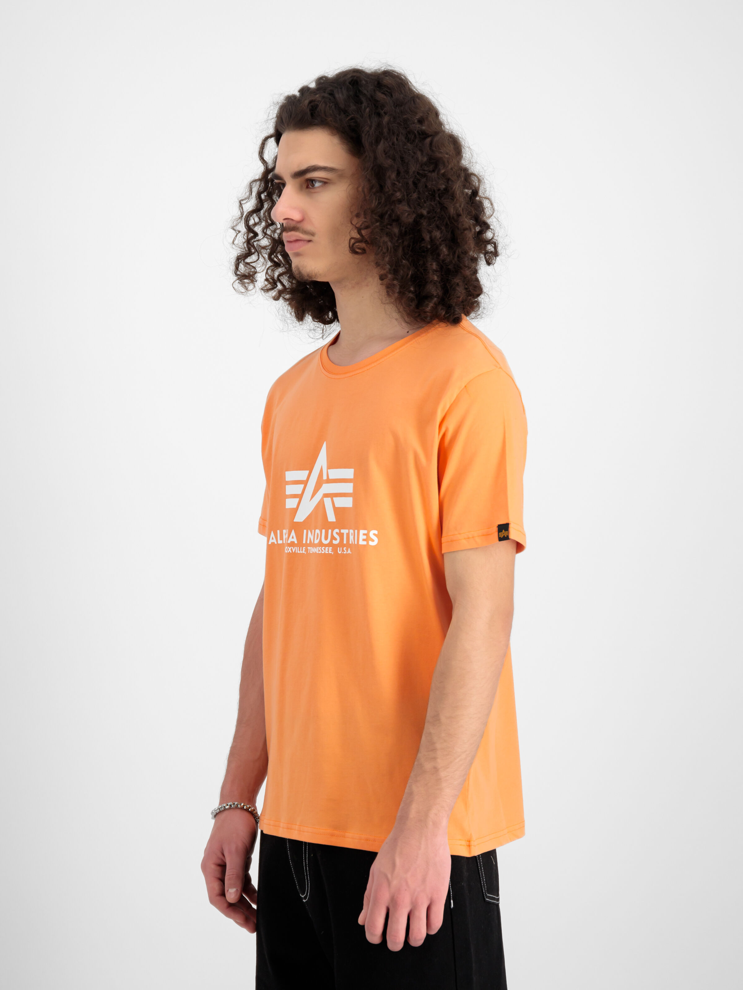 Basic Big Logo T-Shirt tangerine 100501_710_2_model__00003_118667