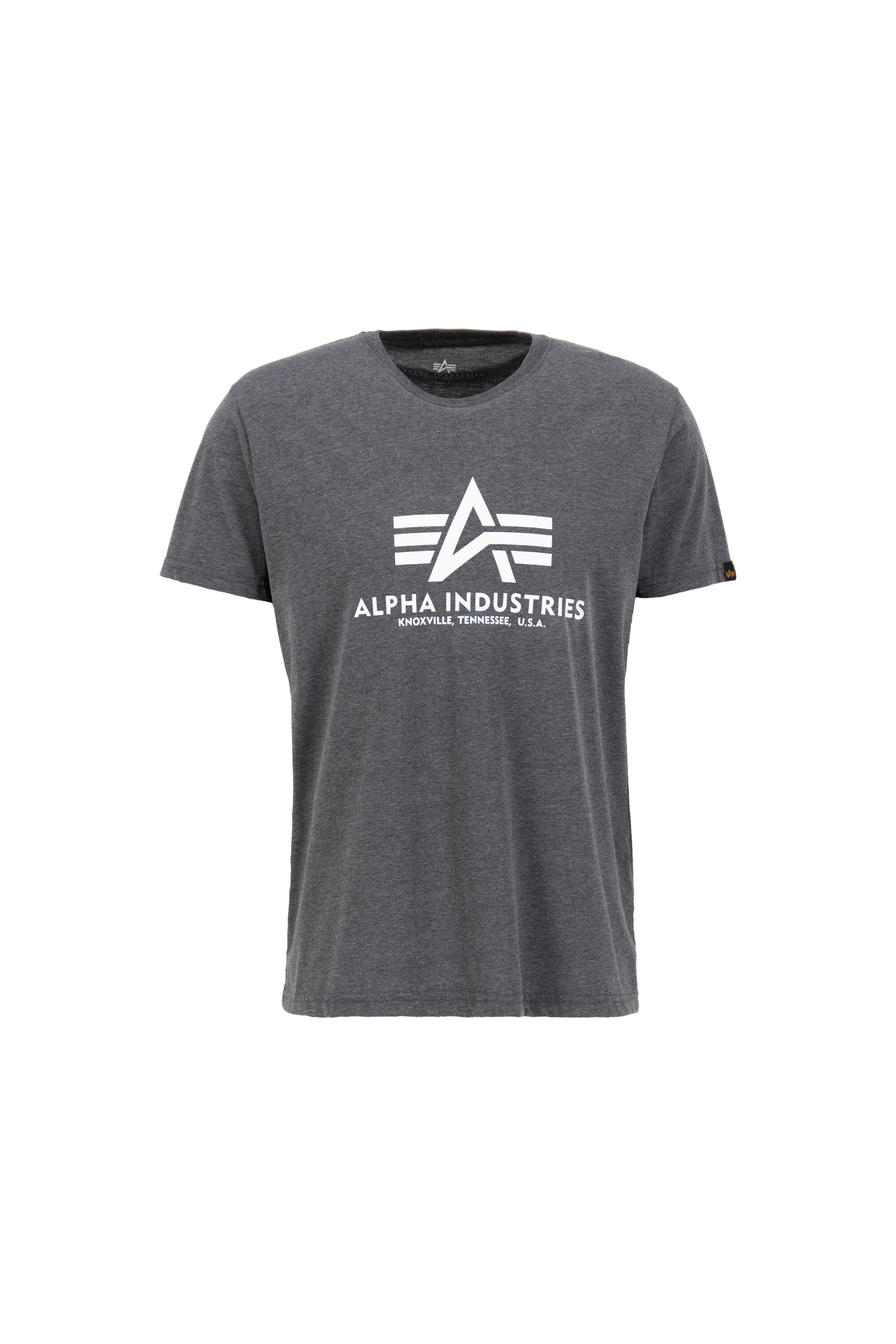 Basic T-Shirt charcoal heather/white