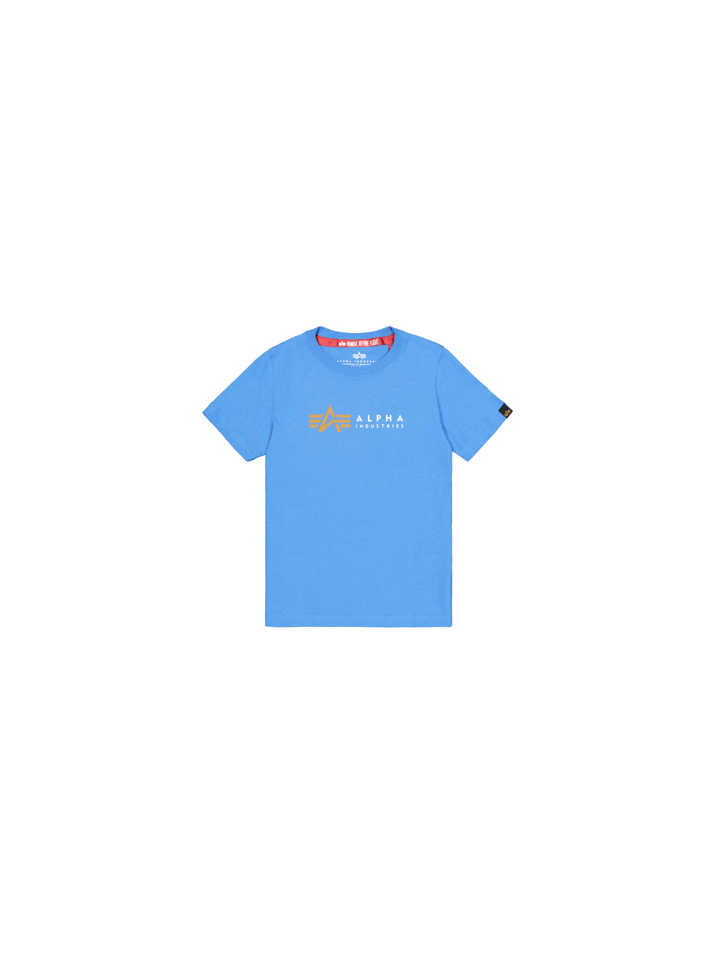 Alpha Label T-Shirt Kids mediteranian blue 118709_737_1_flatlay_00001_140025.png