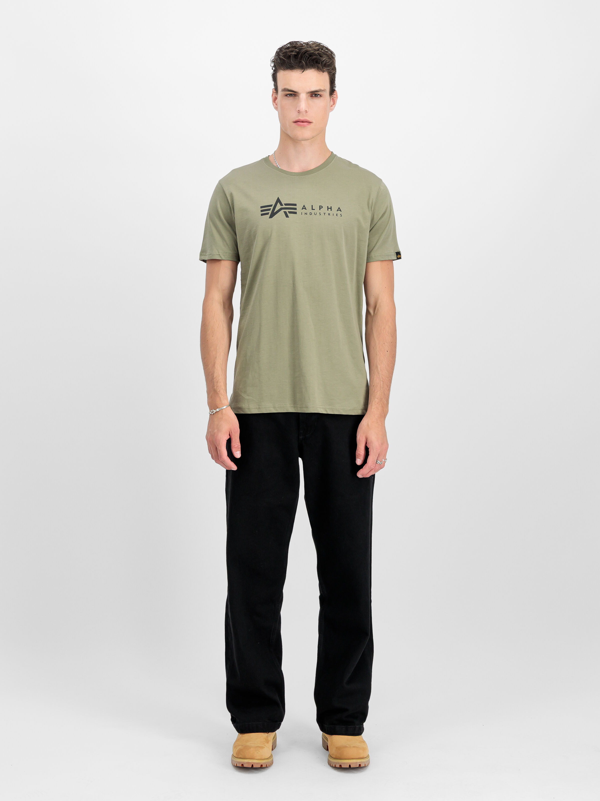 Alpha Label T-Shirt 2 Pack olive/burgundy 118534_642_2_model_00001_189194